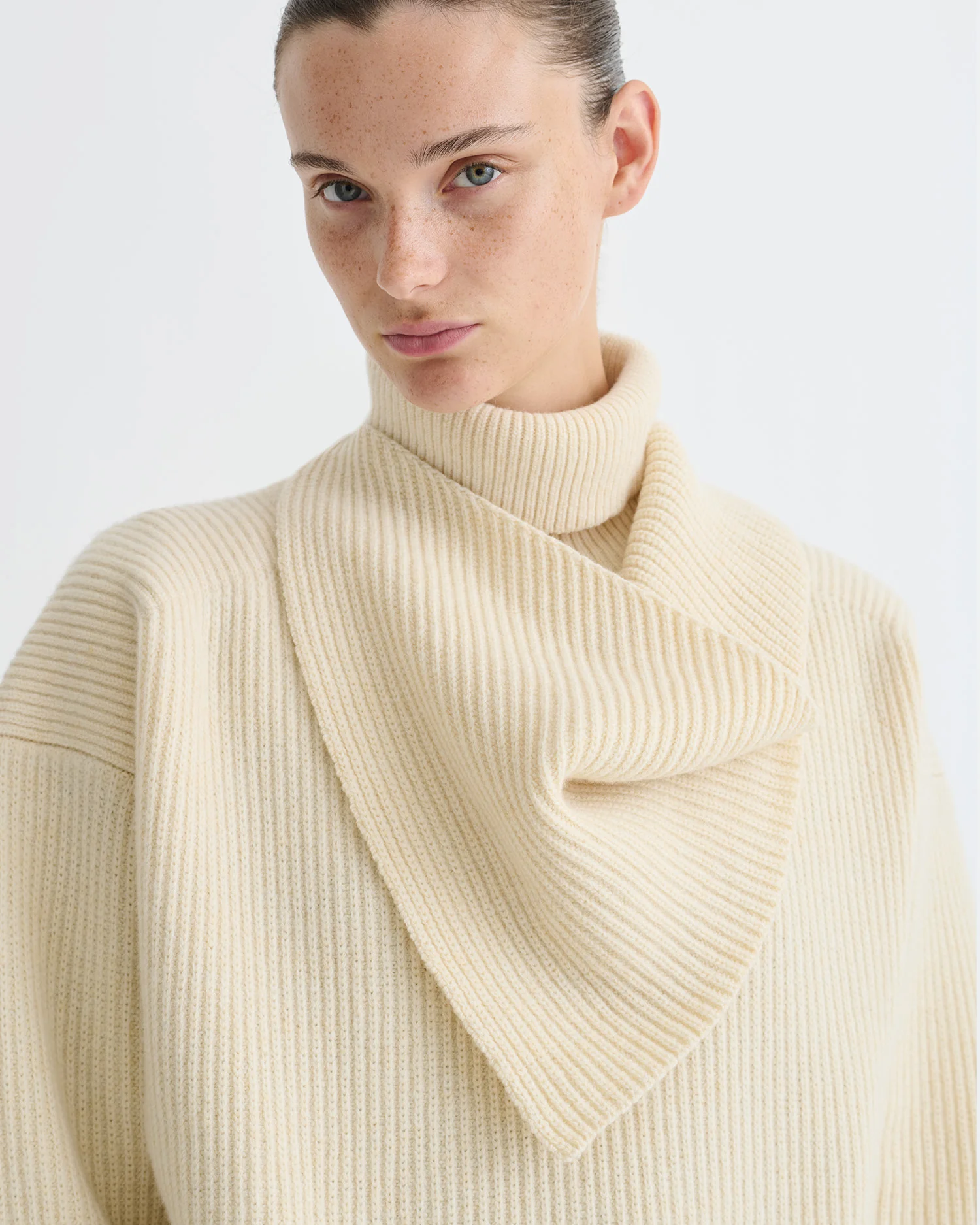 Blaer - Merino sweater - Creme - Image 6