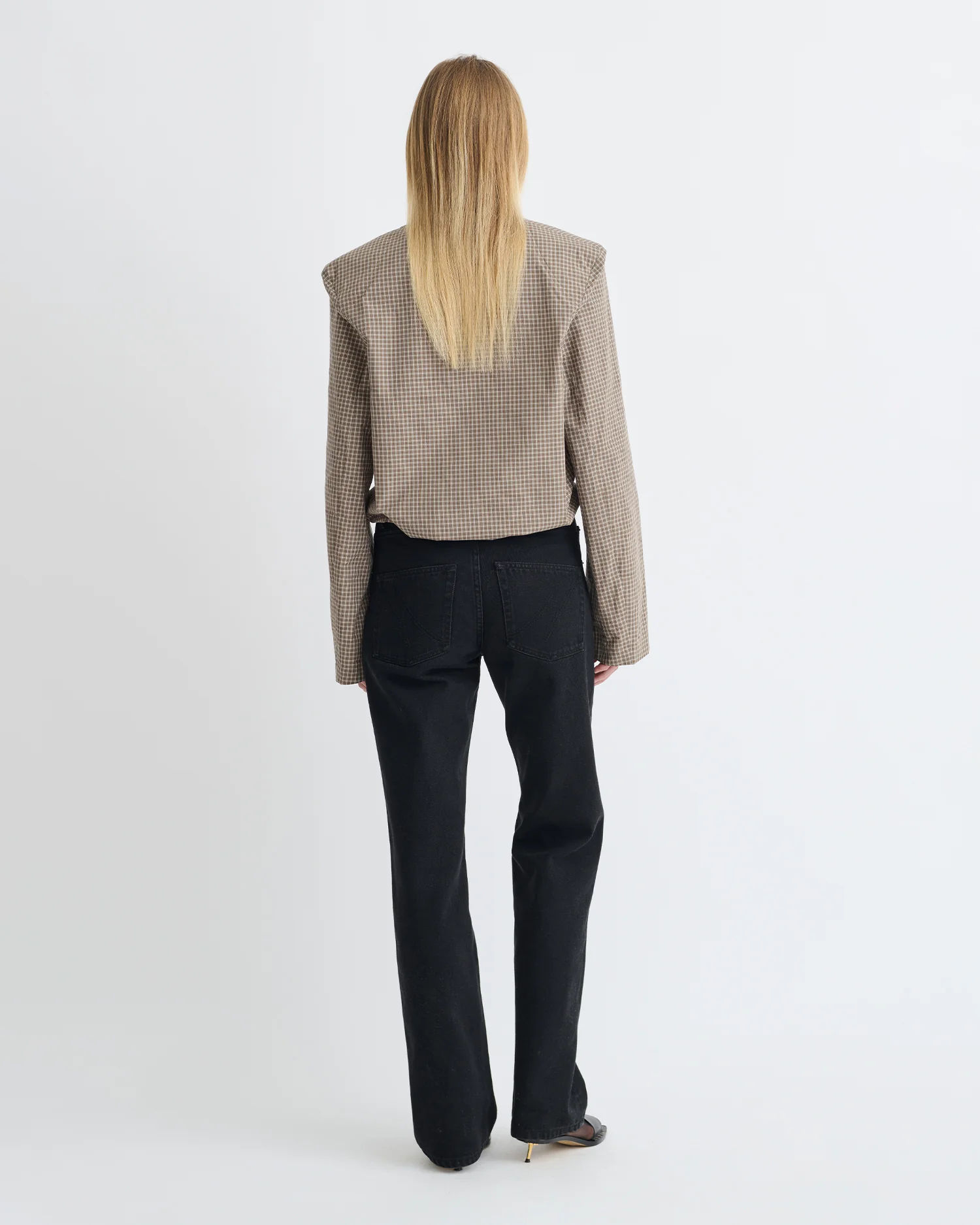 Tristin - Shirt - Brown/Creme - Image 3