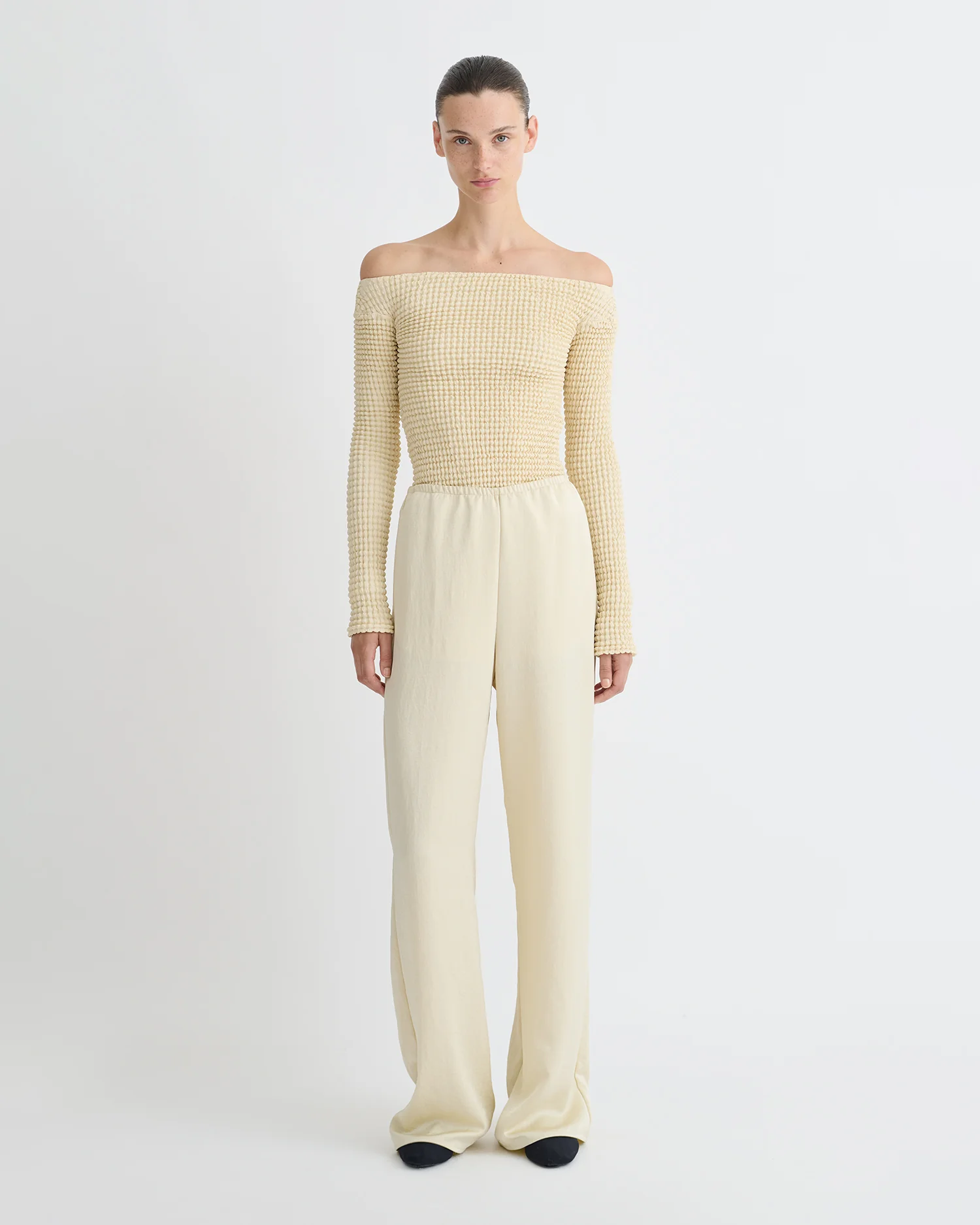 Elita - Long sleeve top - Oat
