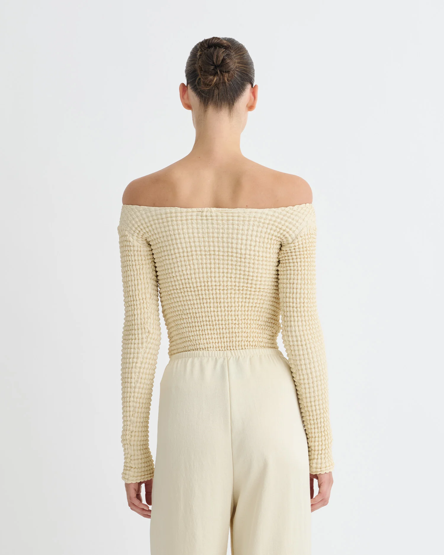 Elita - Long sleeve top - Oat - Image 3