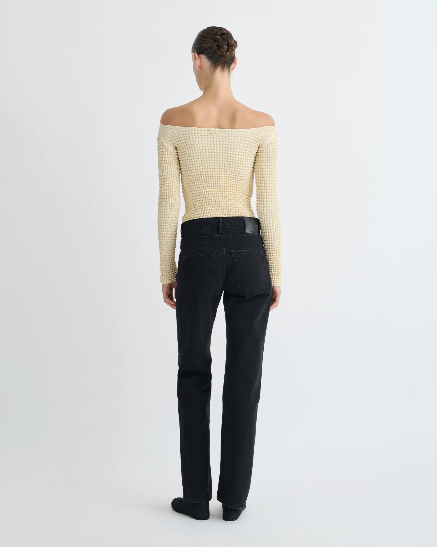 Elita - Long sleeve top - Oat - Image 5
