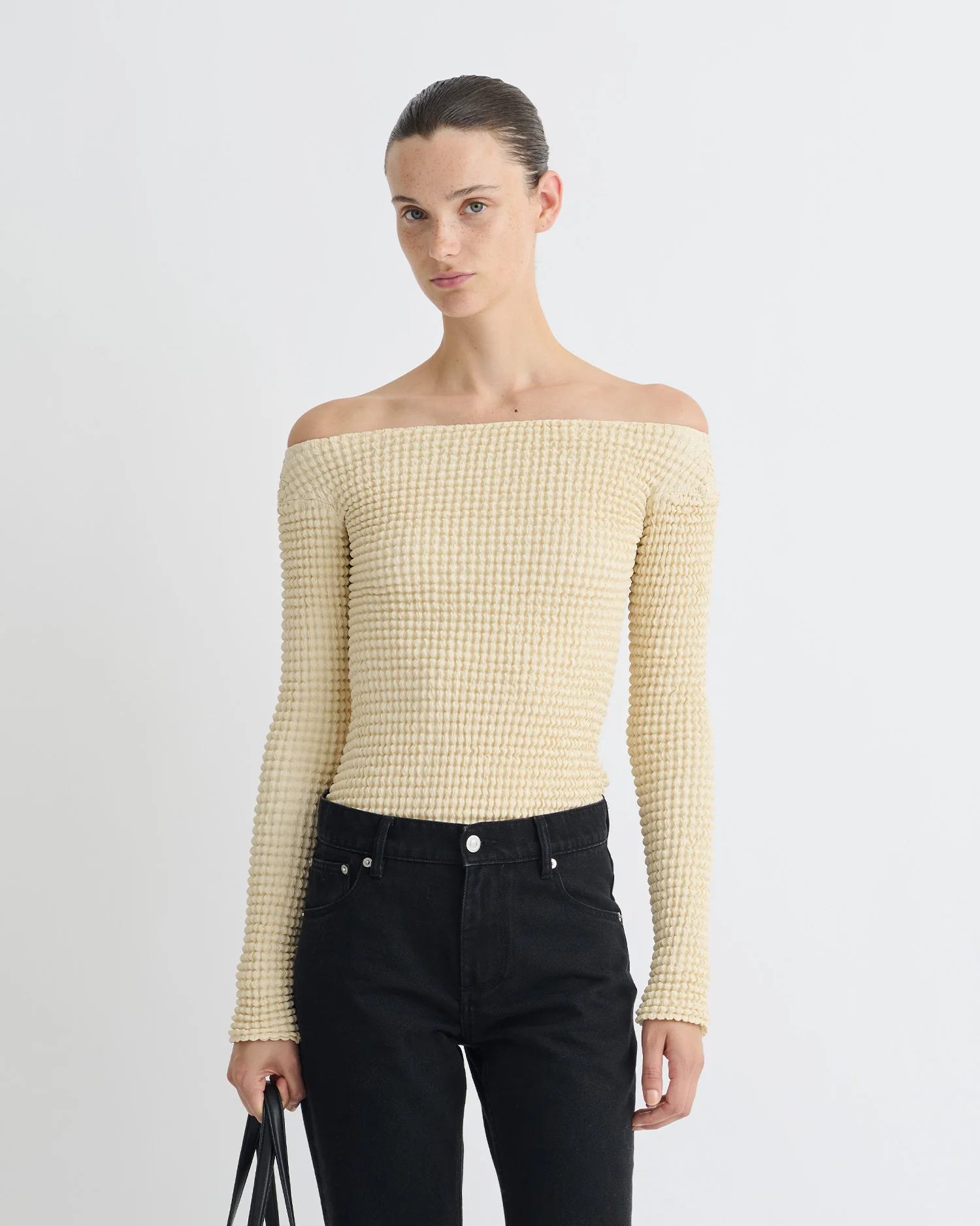 Elita - Long sleeve top - Oat - Image 6