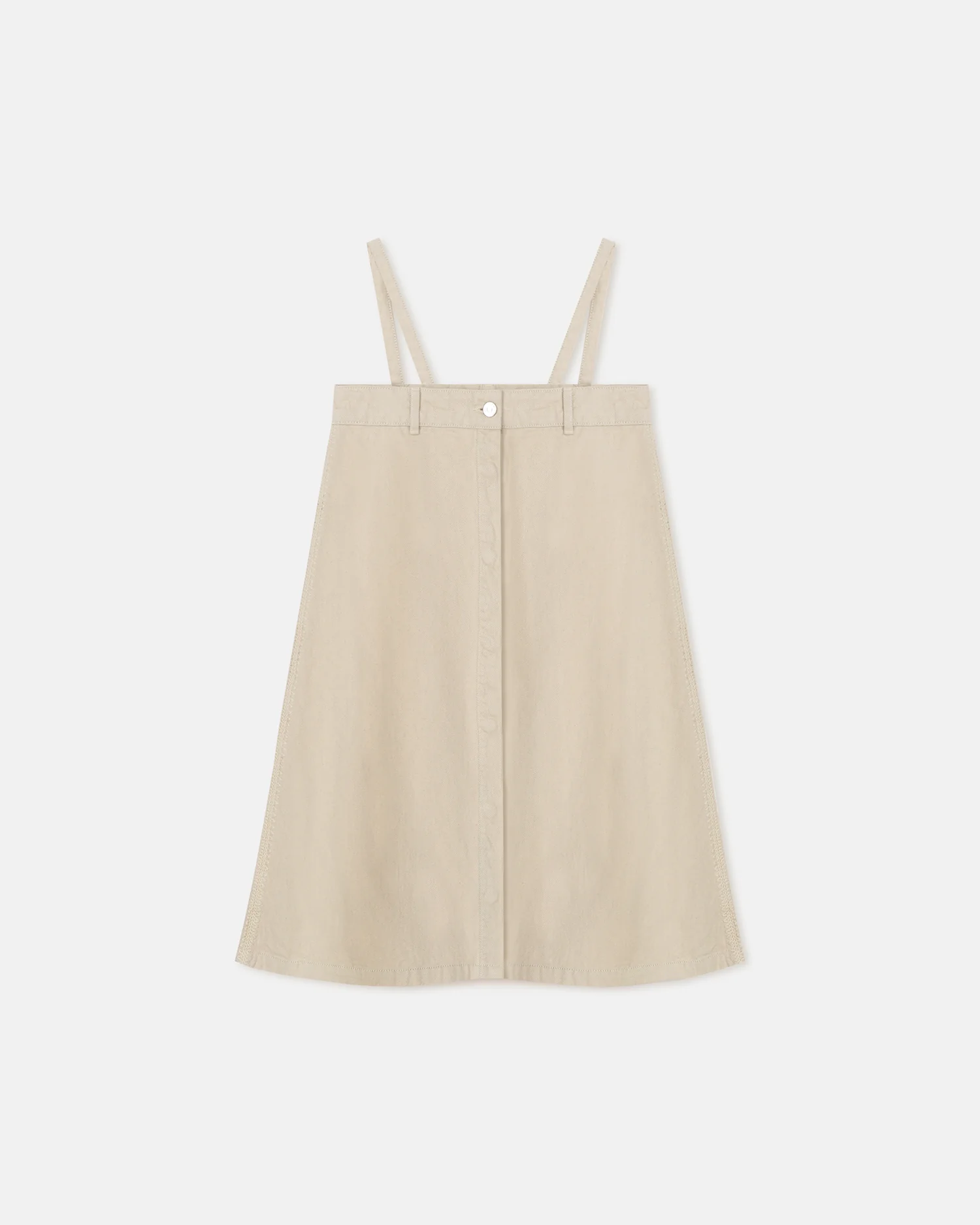 Lidwina - Denim mini dress - Beige - Image 6