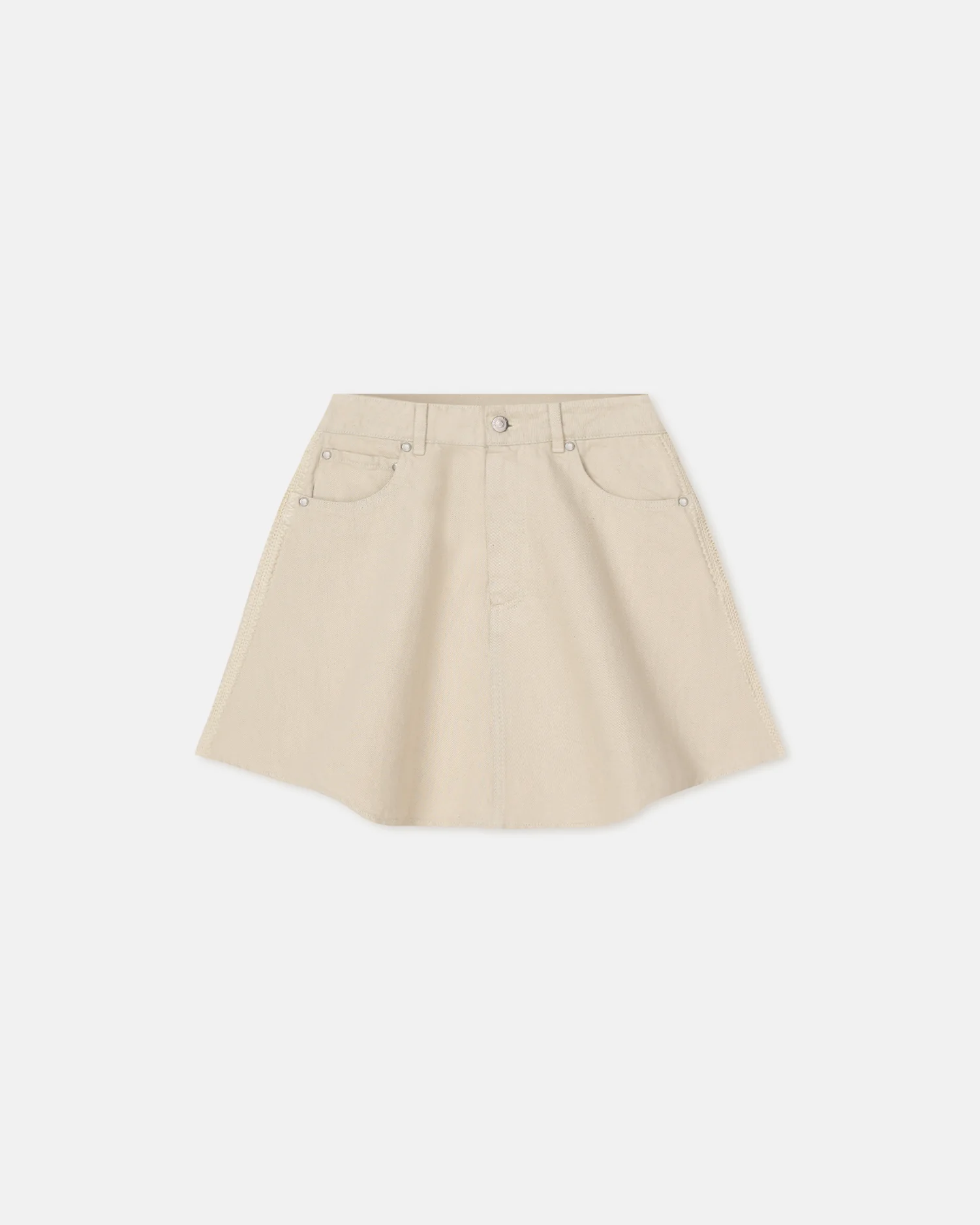 Neah - Denim mini skirt - Beige - Image 5