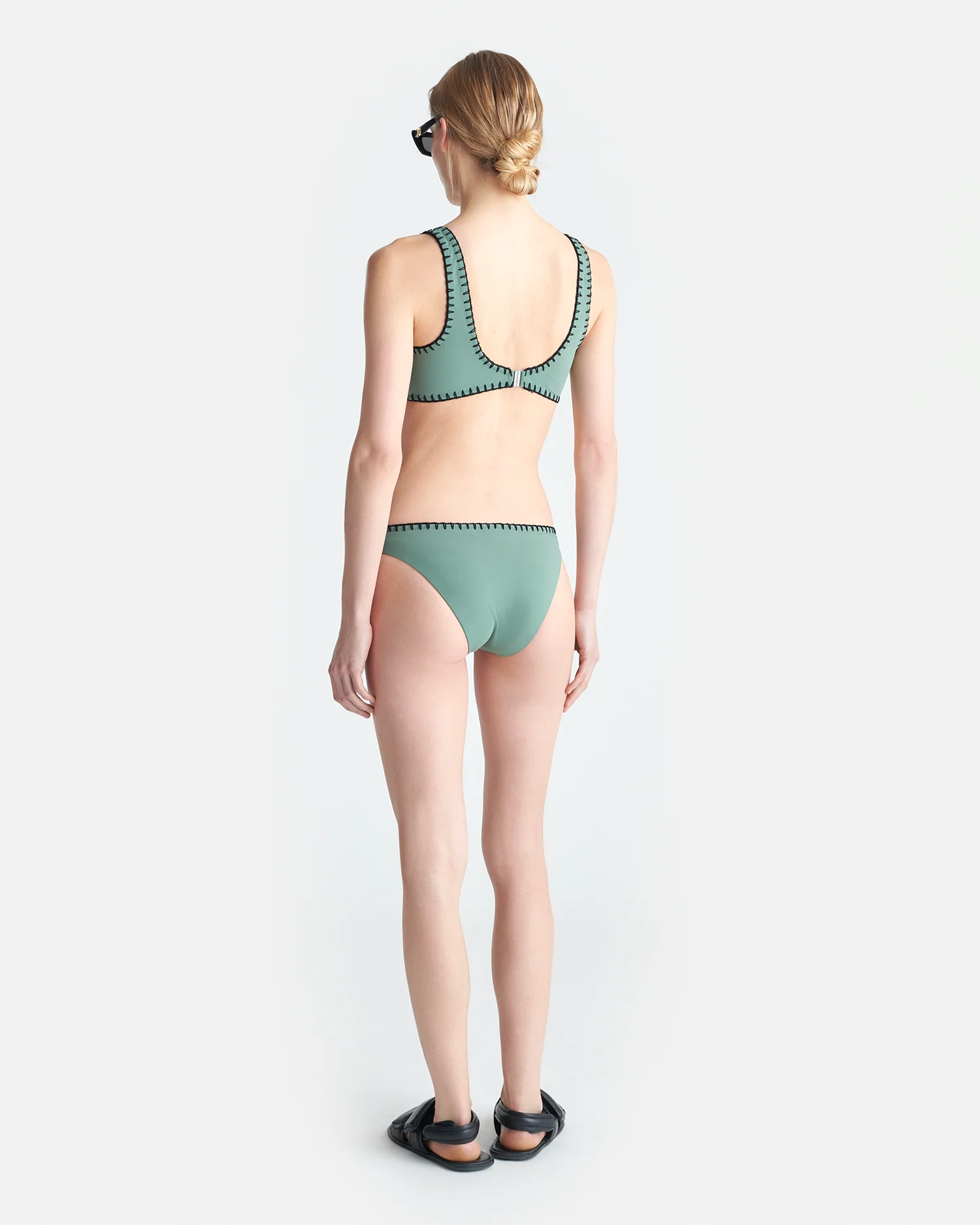 Malti - Bikini top - Sea Green/Black - Image 4