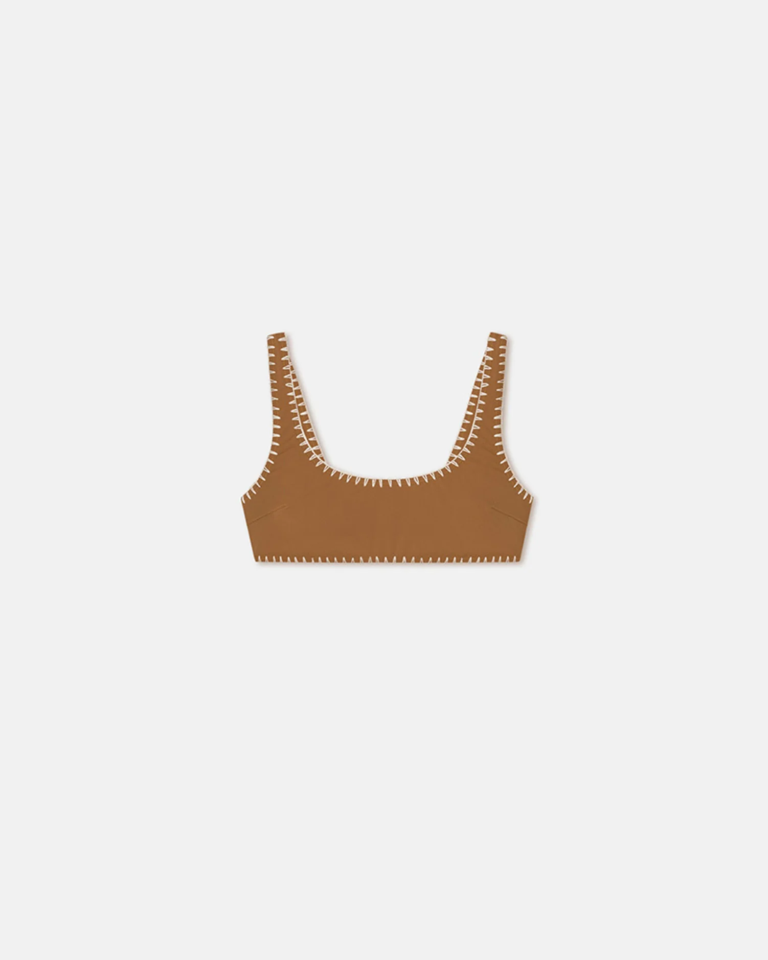 Malti - Bikini top - Brown/Creme
