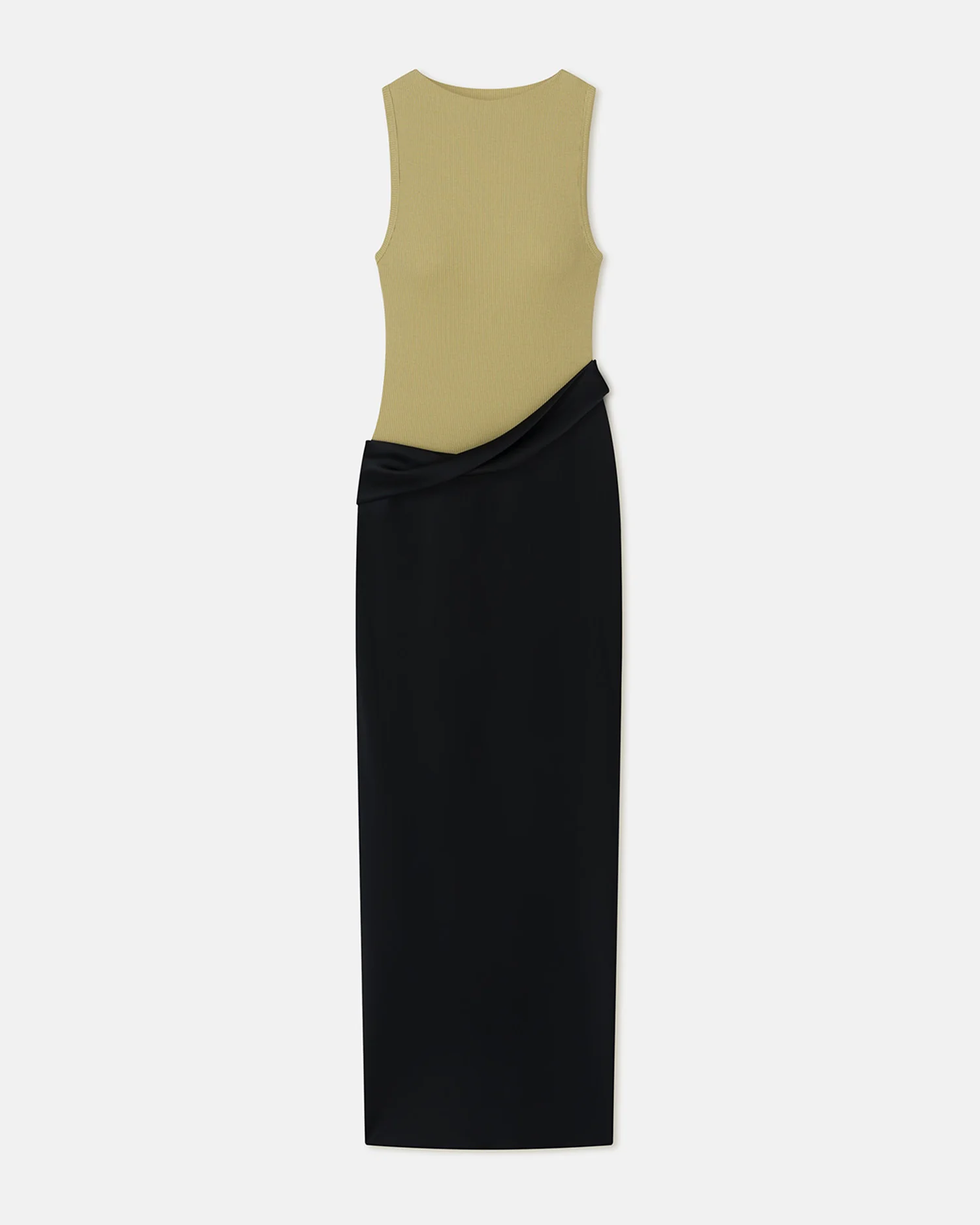 Cobee - Long dress - Black/Olive Green - Image 3