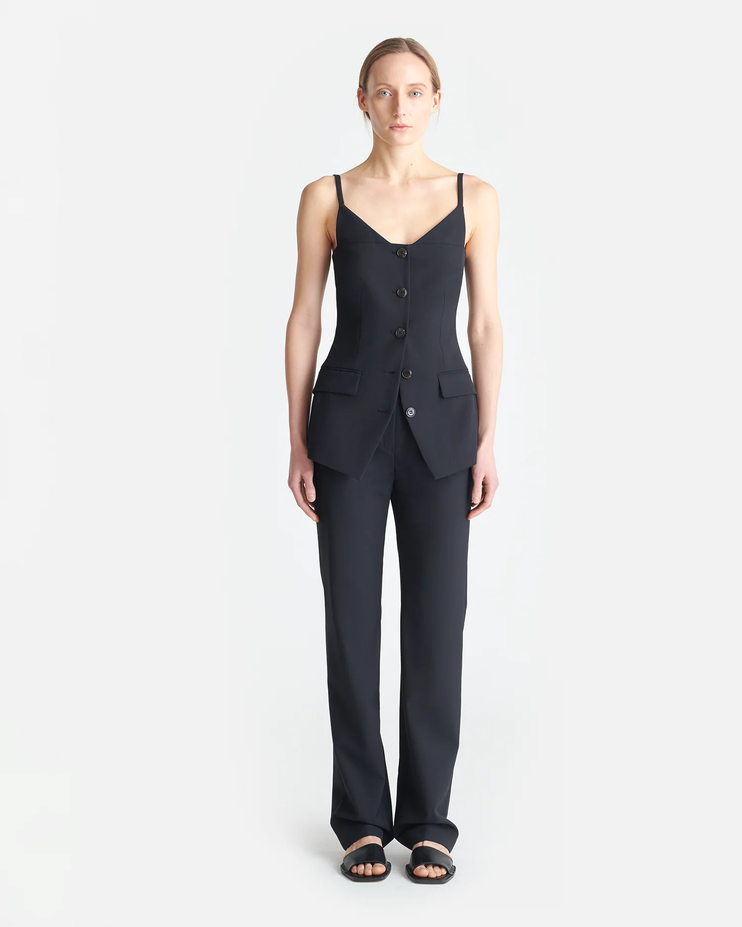 Cinda - Open-back top - Black - Image 2
