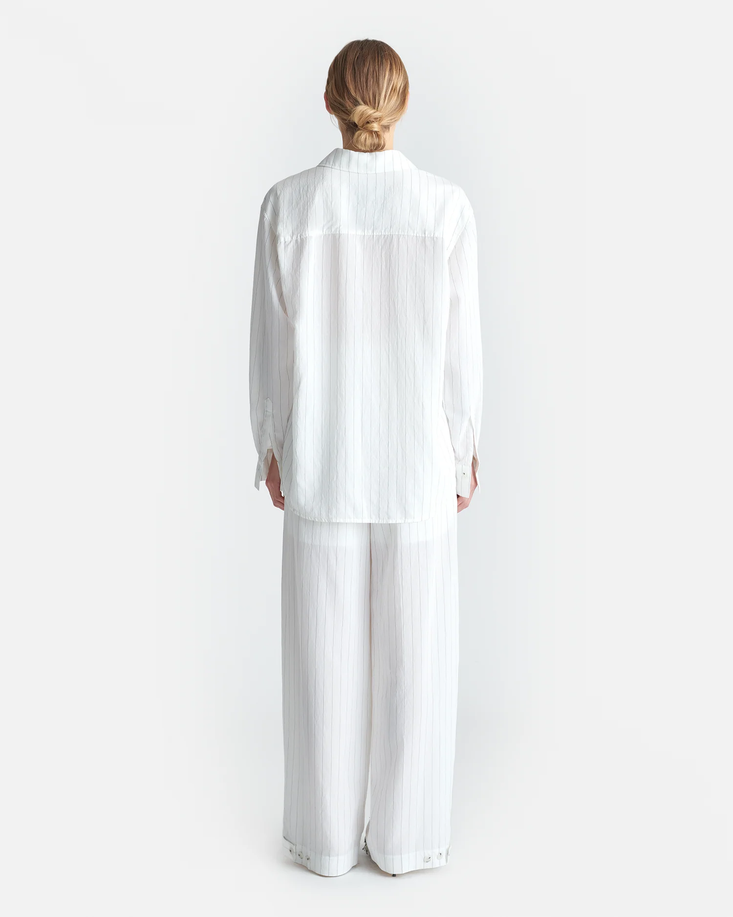 Fryda - Striped shirt - White - Image 3