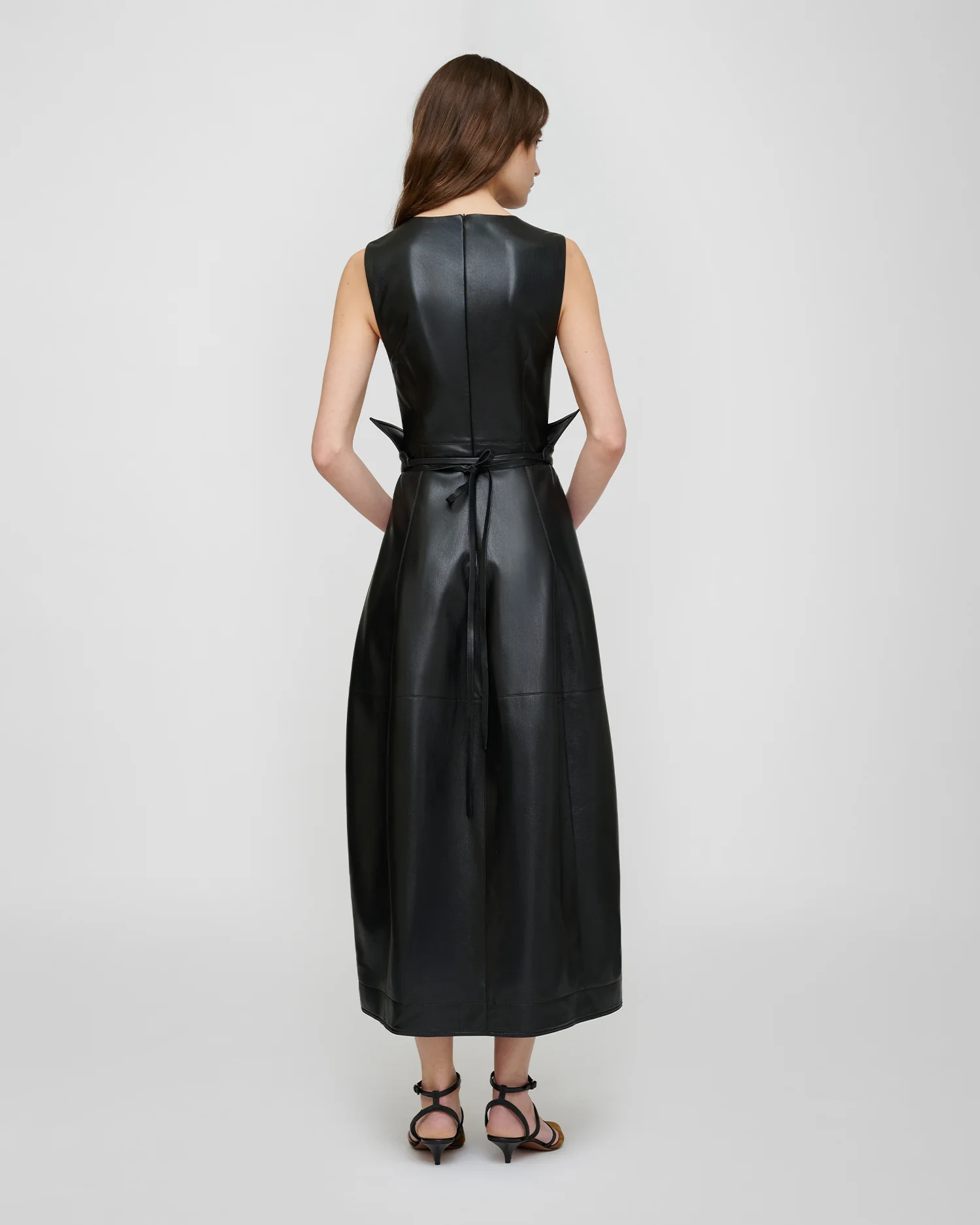 Evora - Leather belt - Black - Image 3