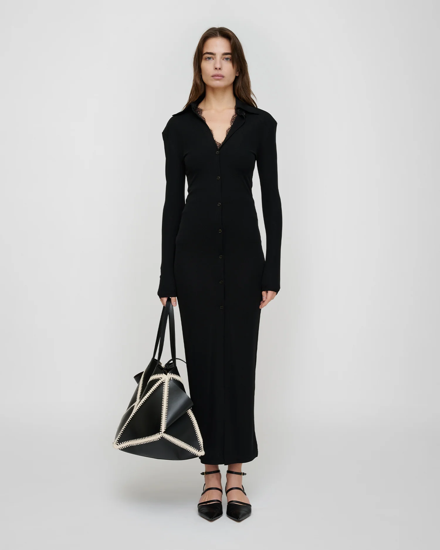 Dhara - Maxi dress - Black - Image 4