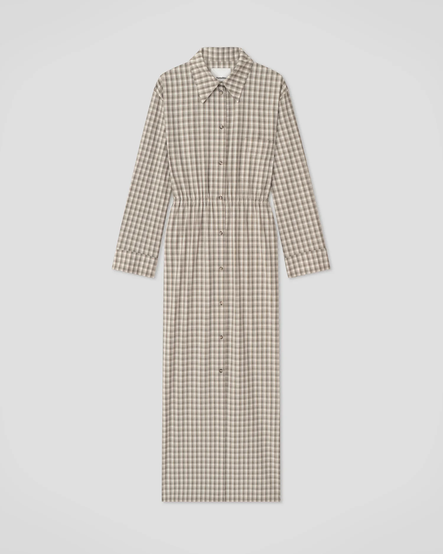 Usha - Dress - Creme/Grey - Image 4