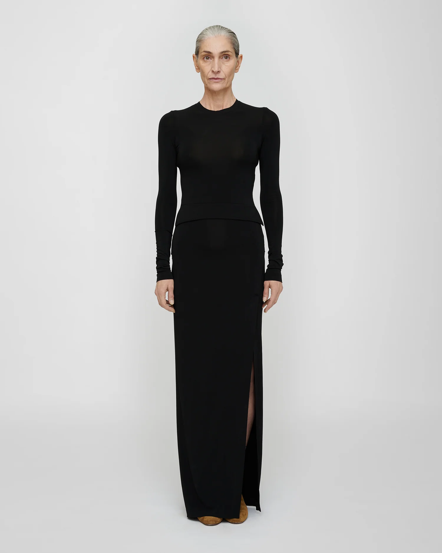 Shada - Long sleeve dress - Black