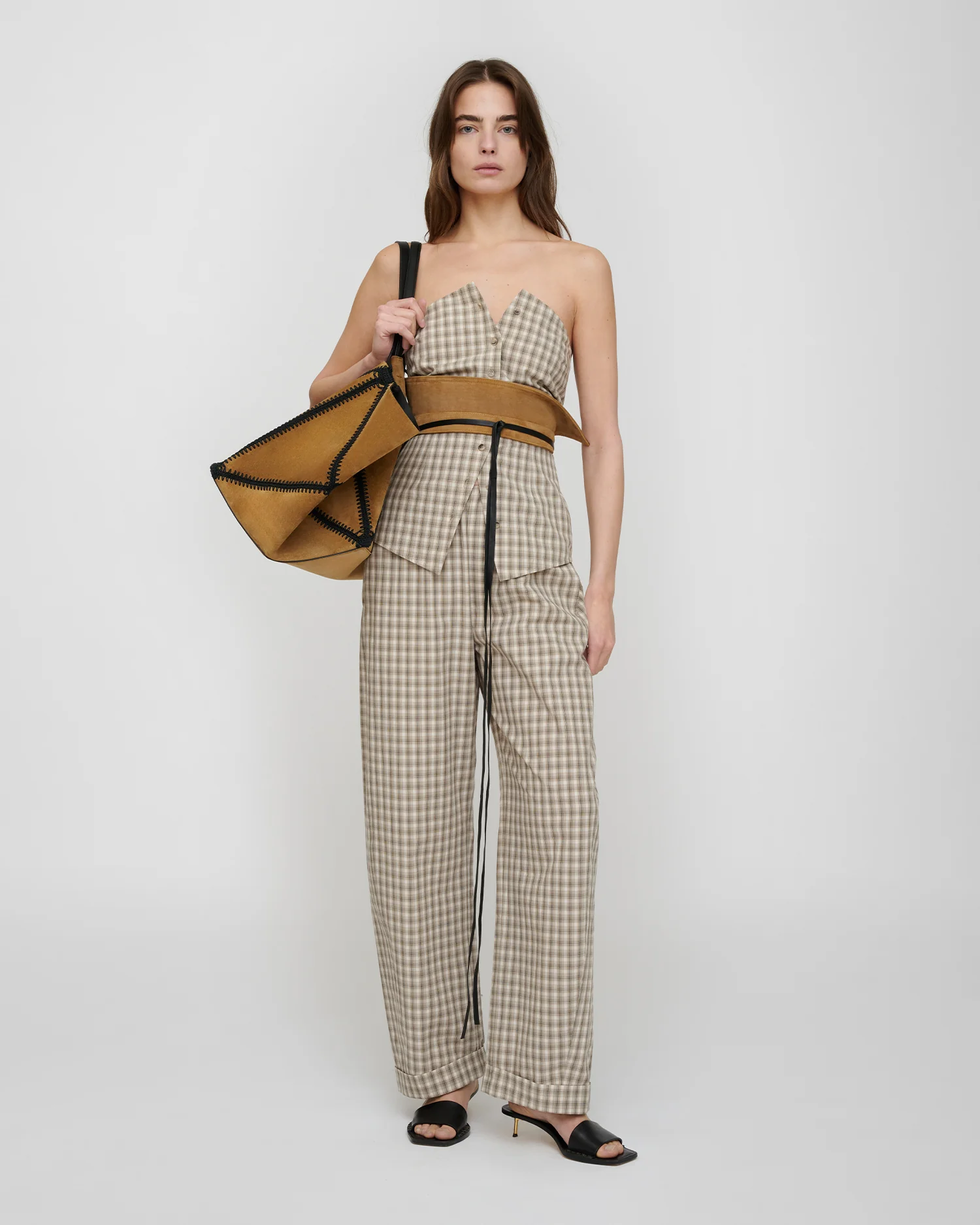 Yayoi - Pants - Creme/Grey - Image 2