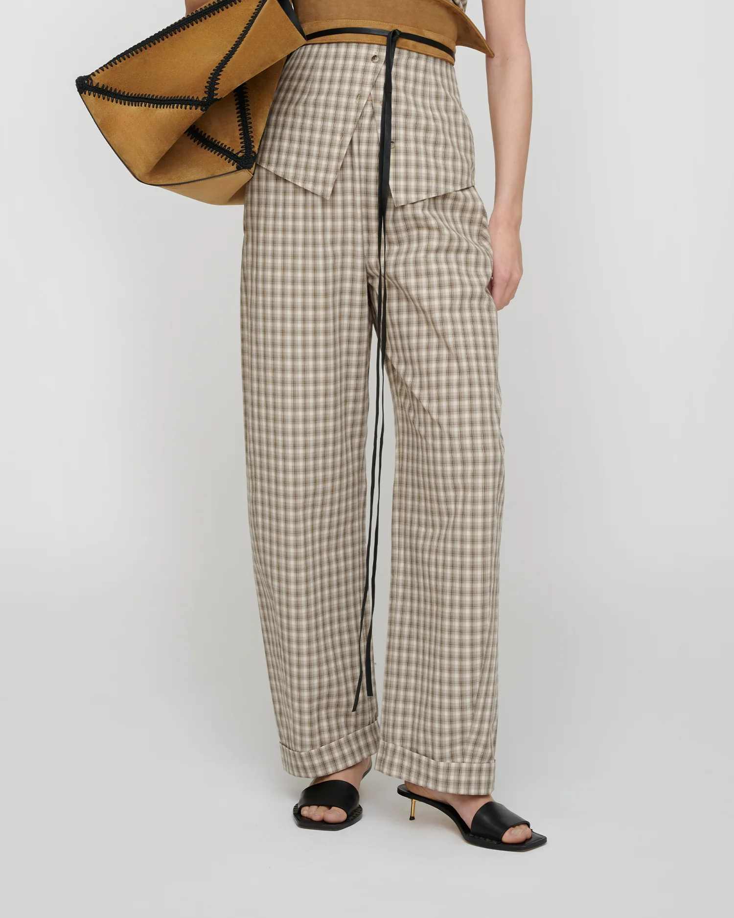 Yayoi - Pants - Creme/Grey - Image 3