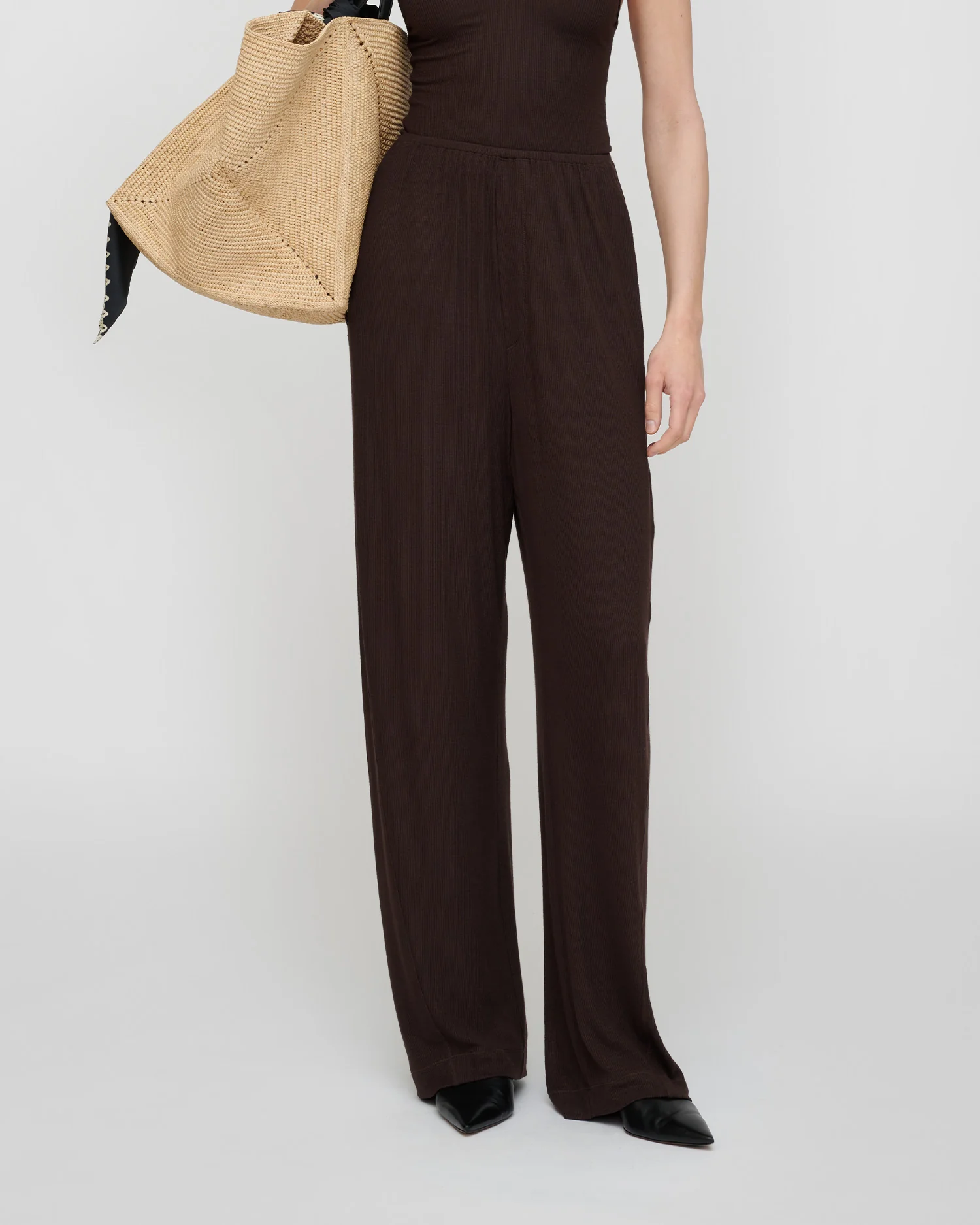 Zoela - Pants - Dark Brown - Image 4