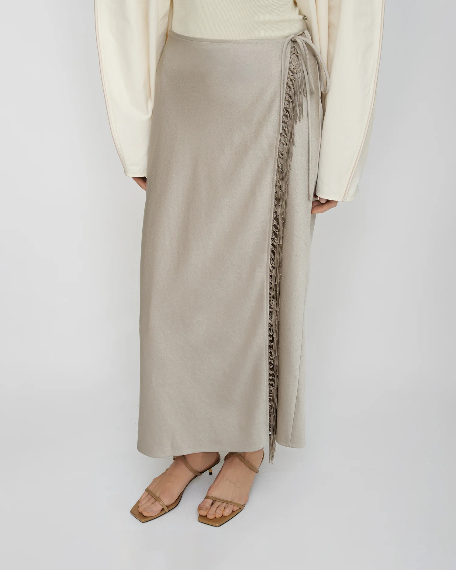 Gargi - Midi skirt - Silver - Image 3