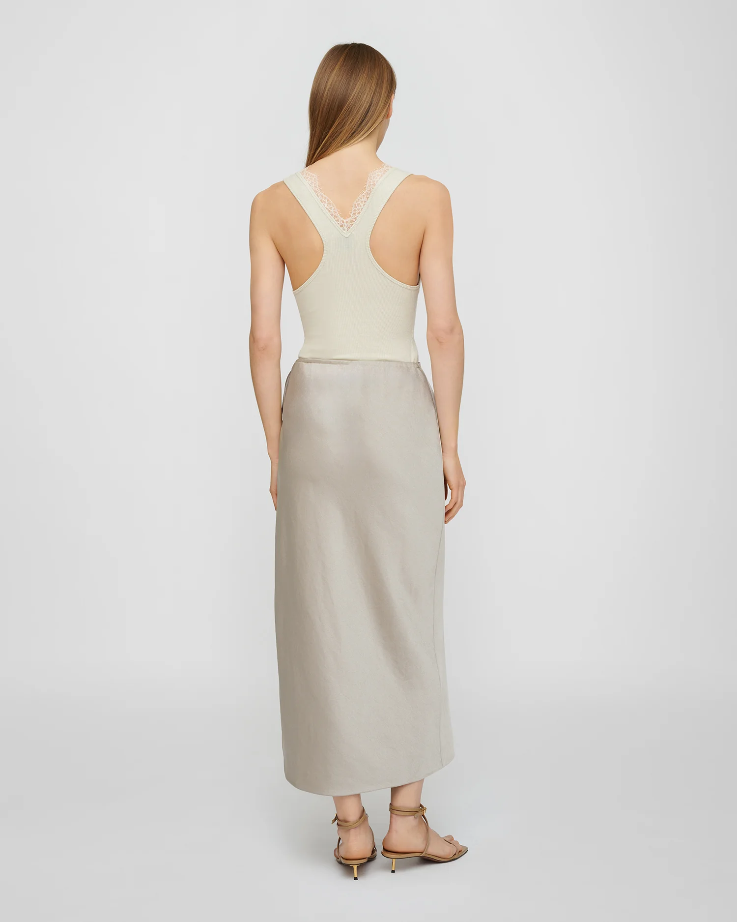 Gargi - Midi skirt - Silver - Image 4