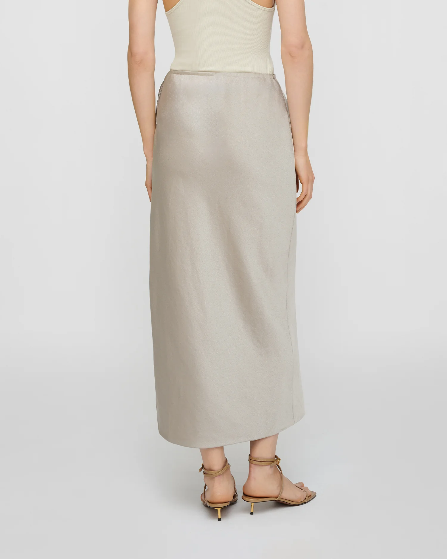 Gargi - Midi skirt - Silver - Image 5