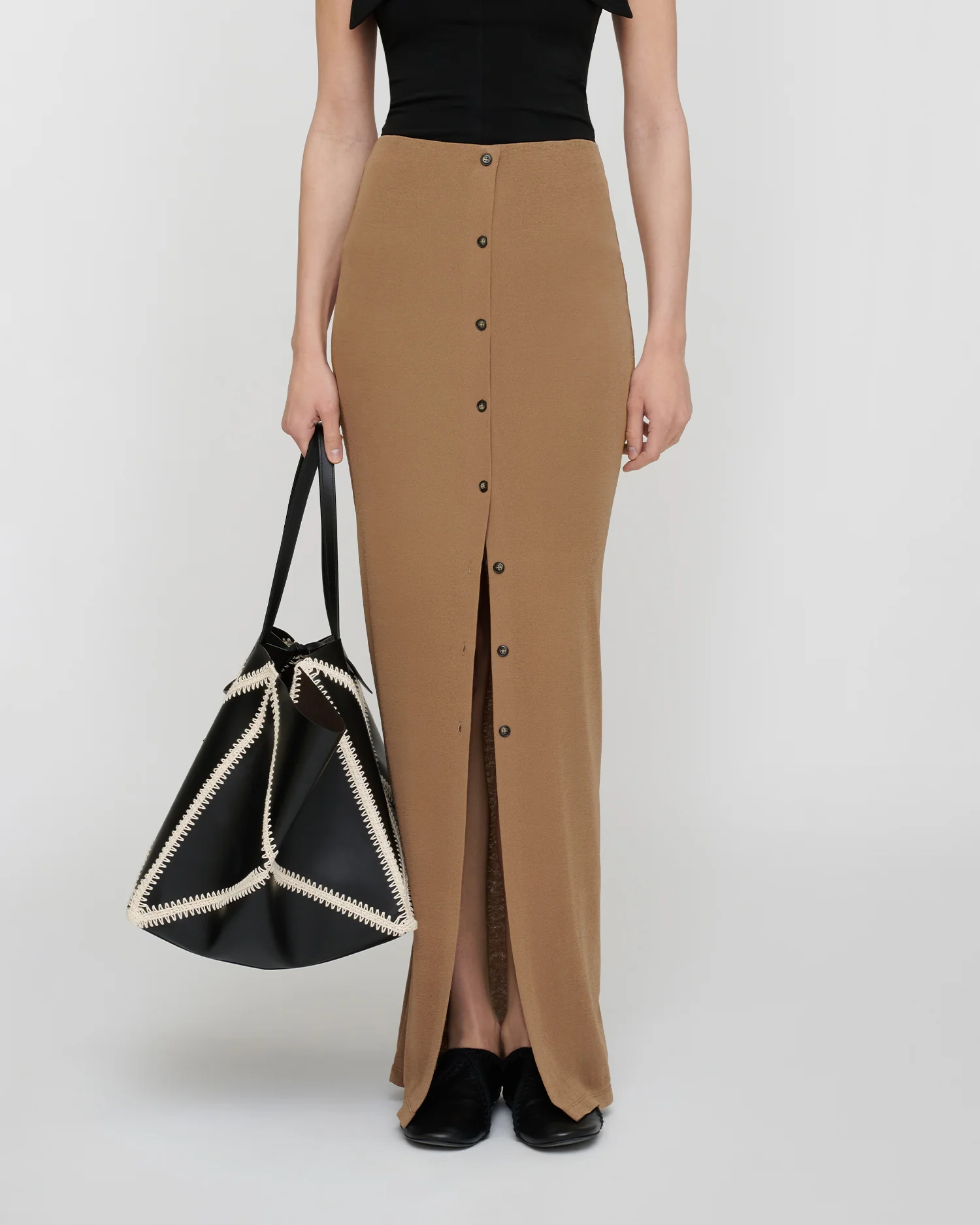 Mahika - Maxi skirt - Light Mocha - Image 3