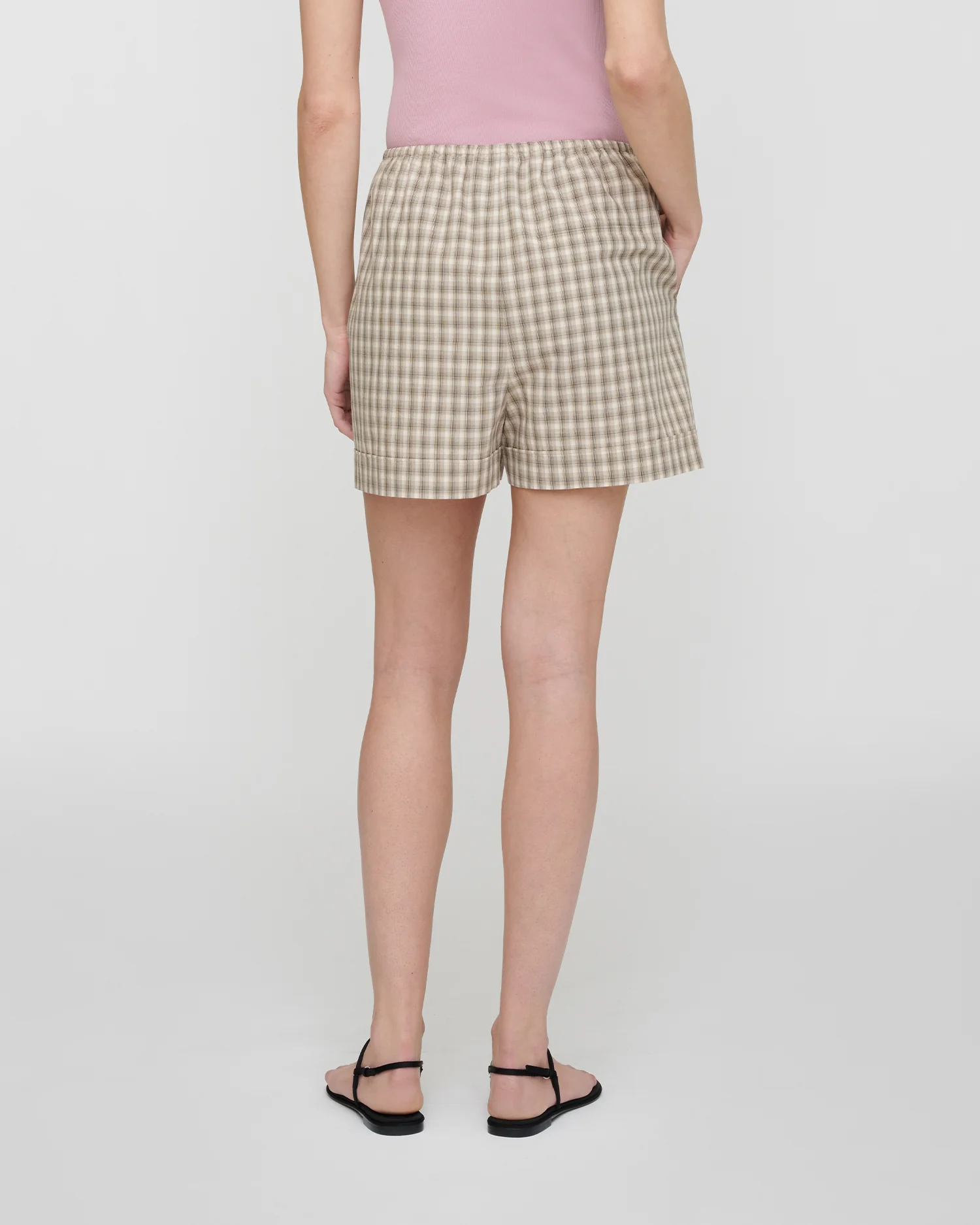 Hira - Shorts - Creme/Grey - Image 3