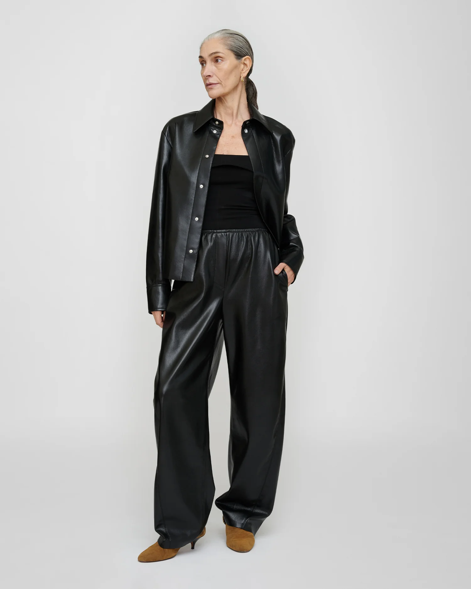 Izna - Okobor ™ shirt jacket - Black - Image 3