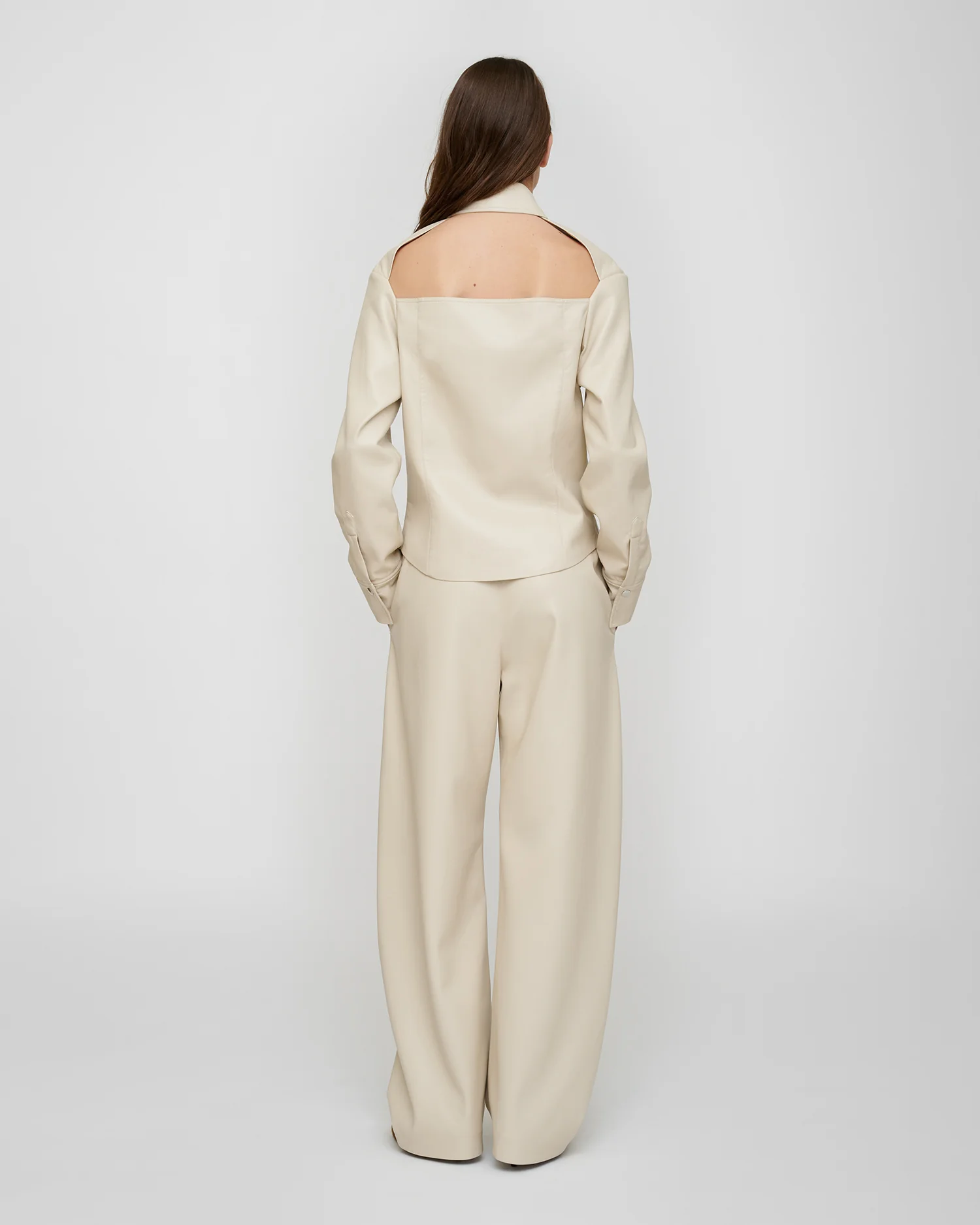 Izna - Okobor ™ shirt jacket - Creme - Image 3