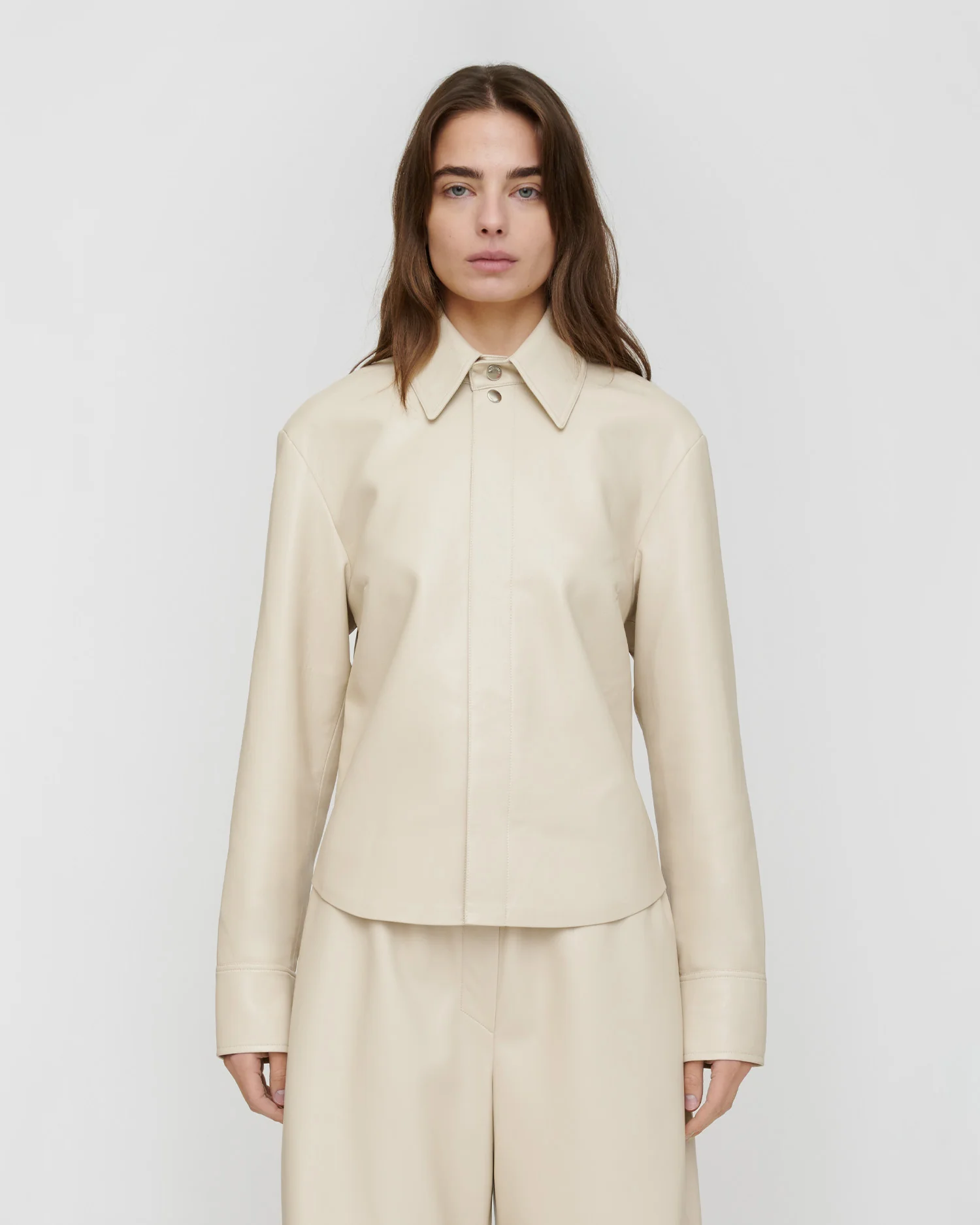Izna - Okobor ™ shirt jacket - Creme - Image 4