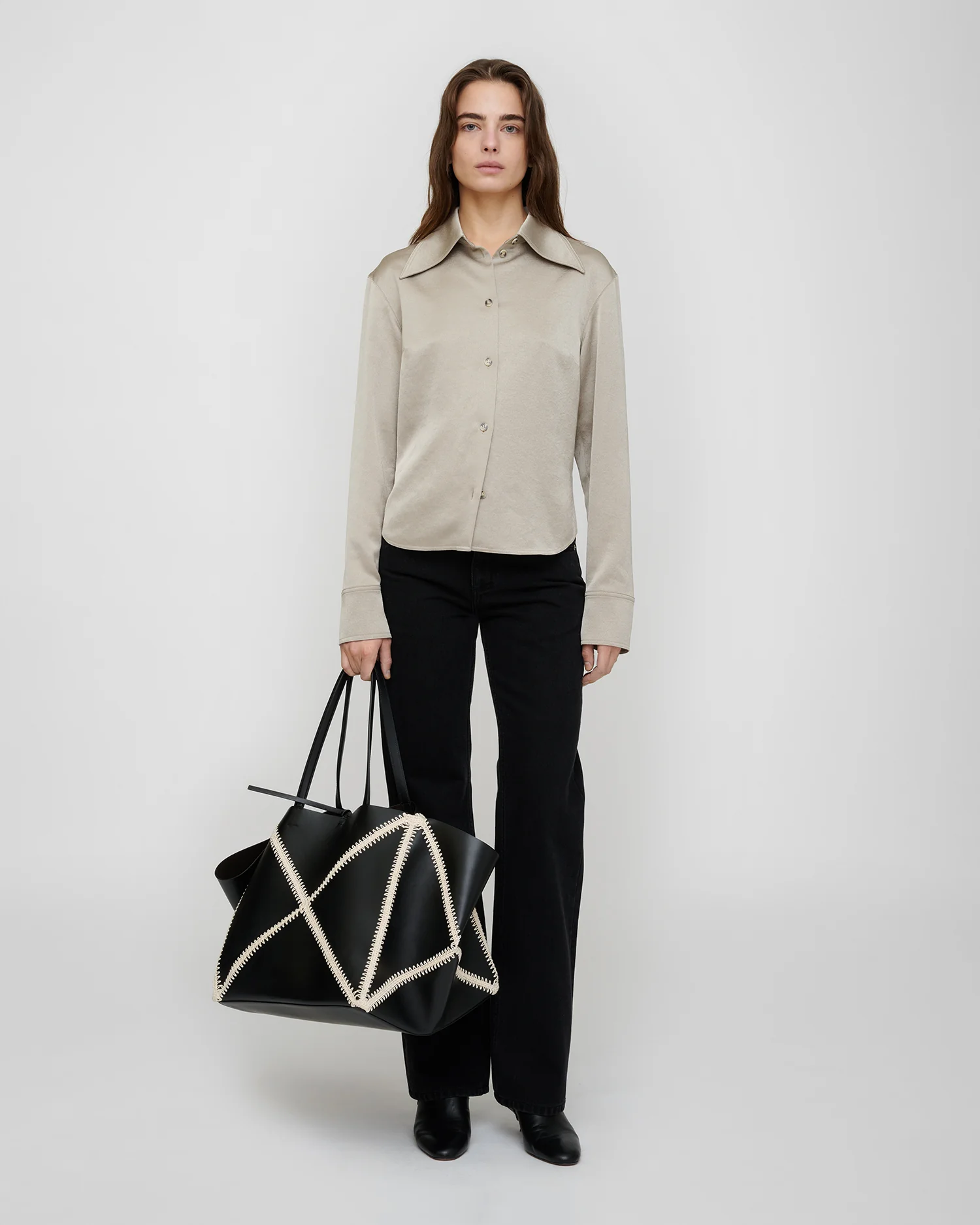 Anjana - Shirt - Silver - Image 3