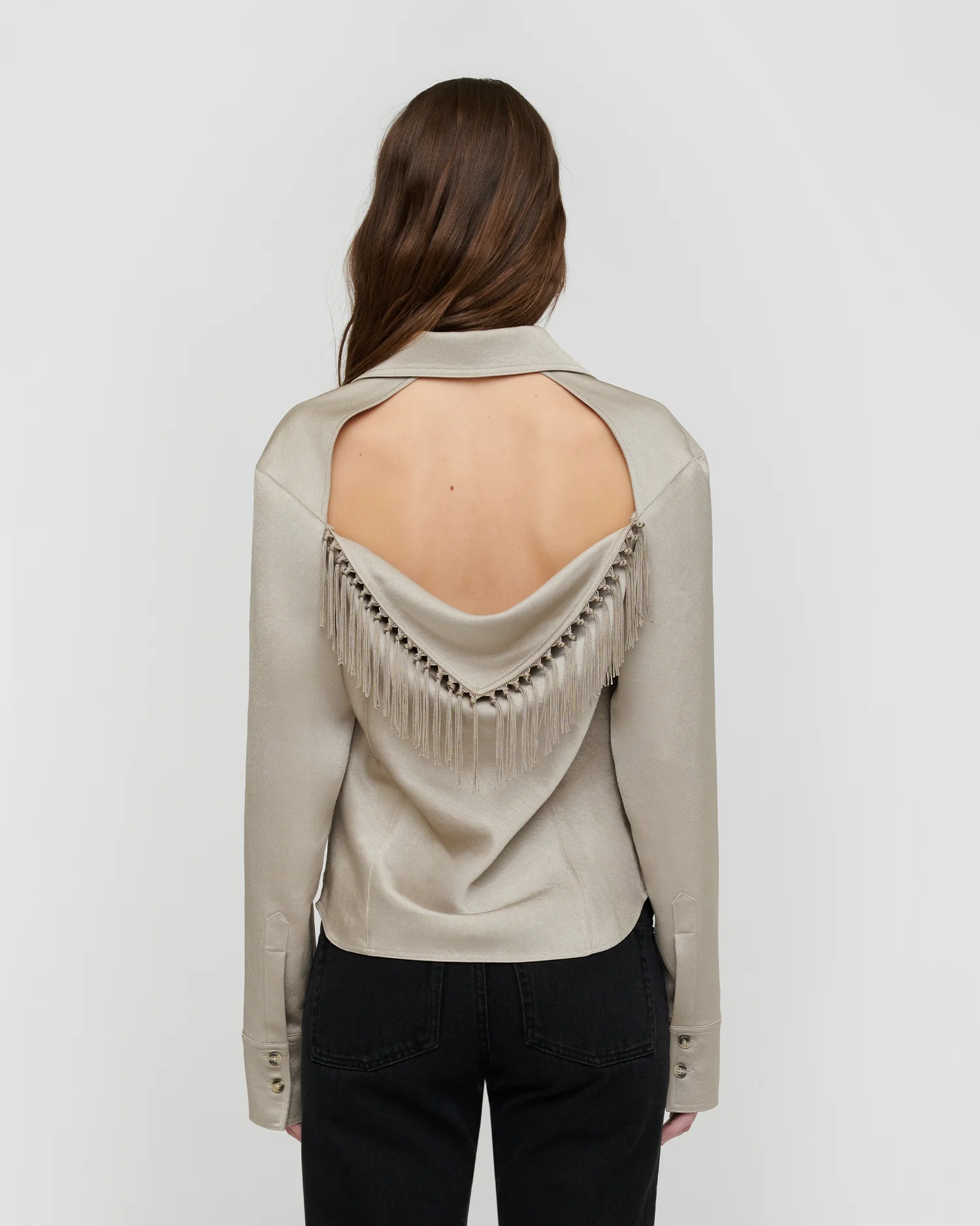 Anjana - Shirt - Silver - Image 4