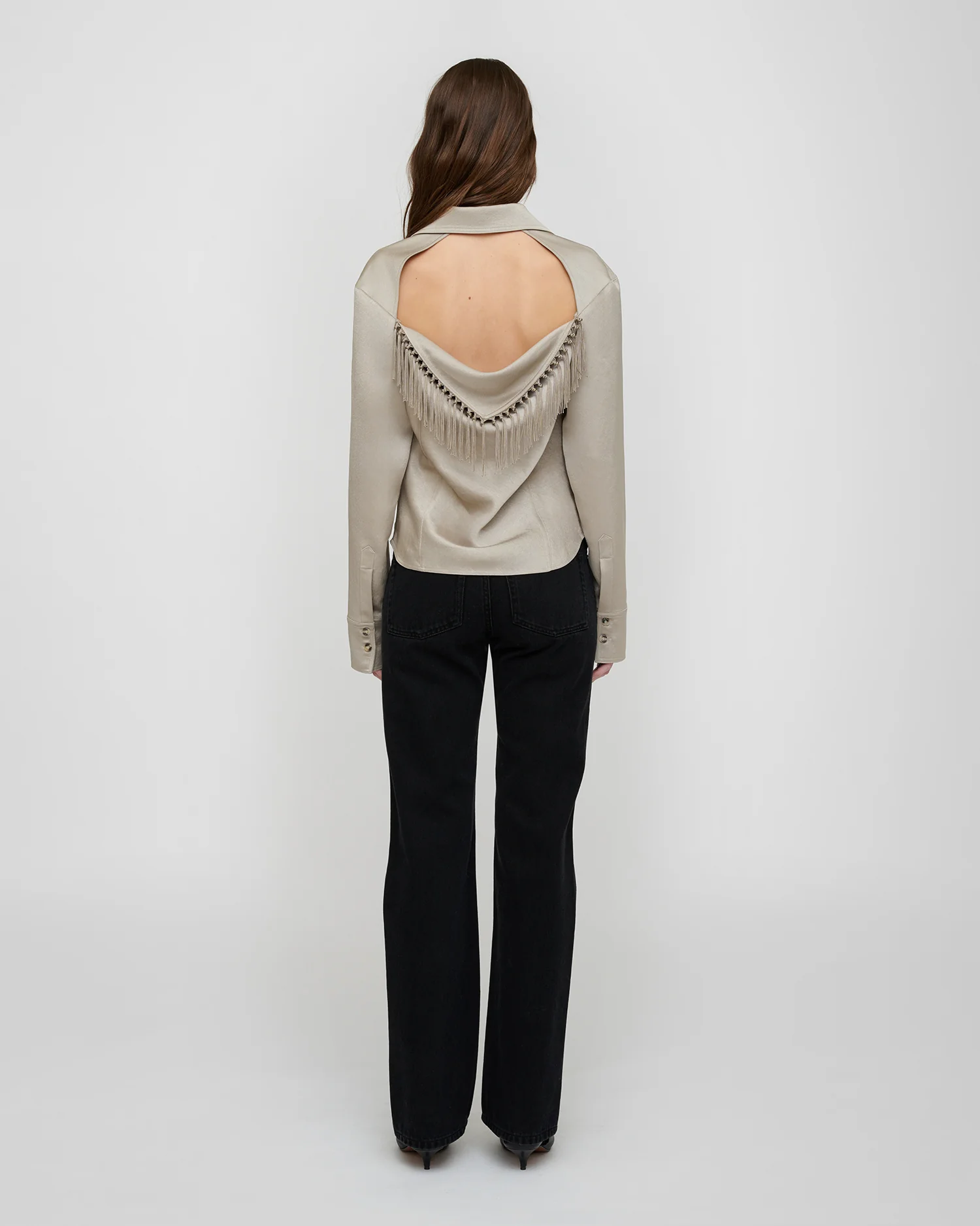 Anjana - Shirt - Silver - Image 5