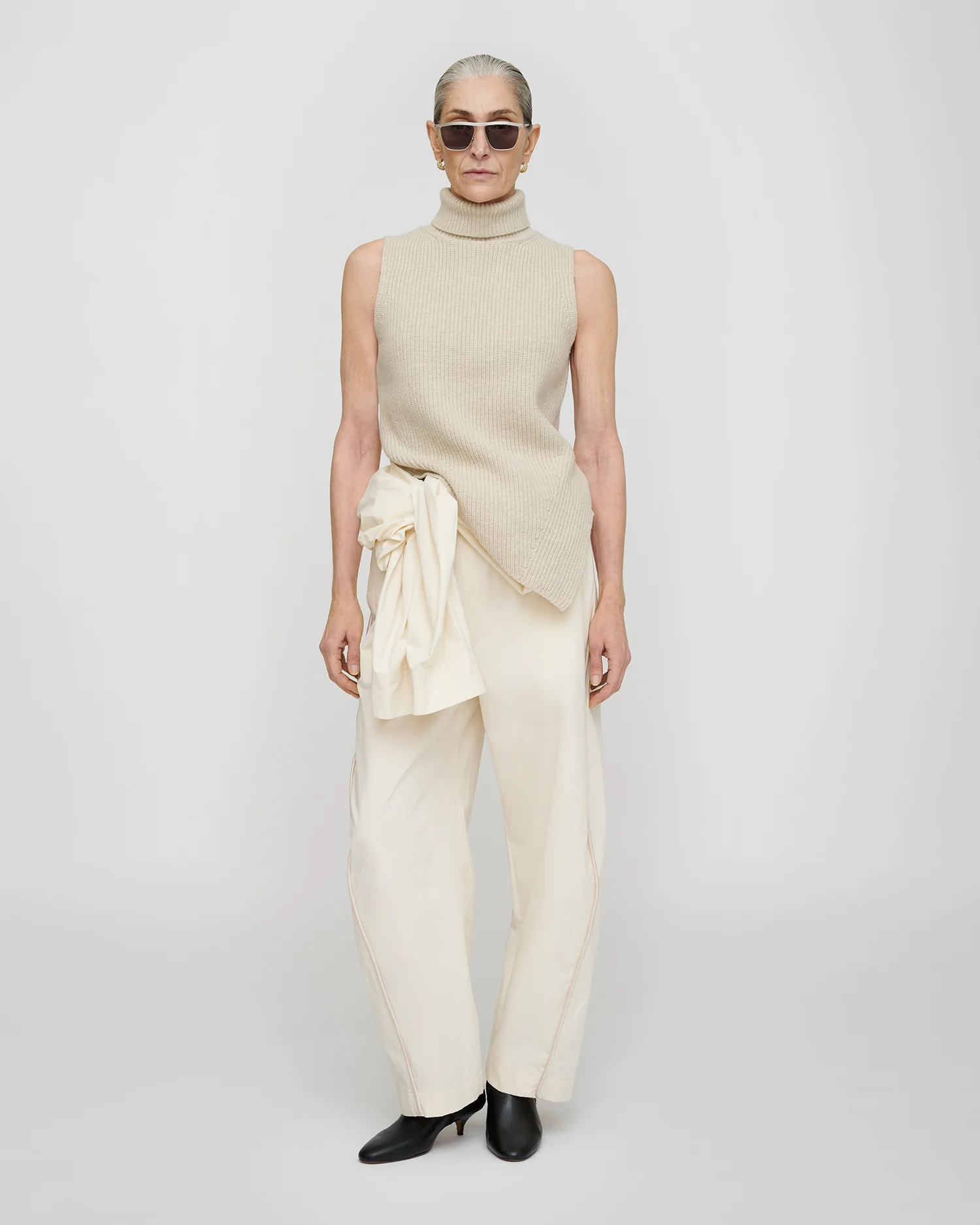 Fennec - Knit vest - Creme - Image 3