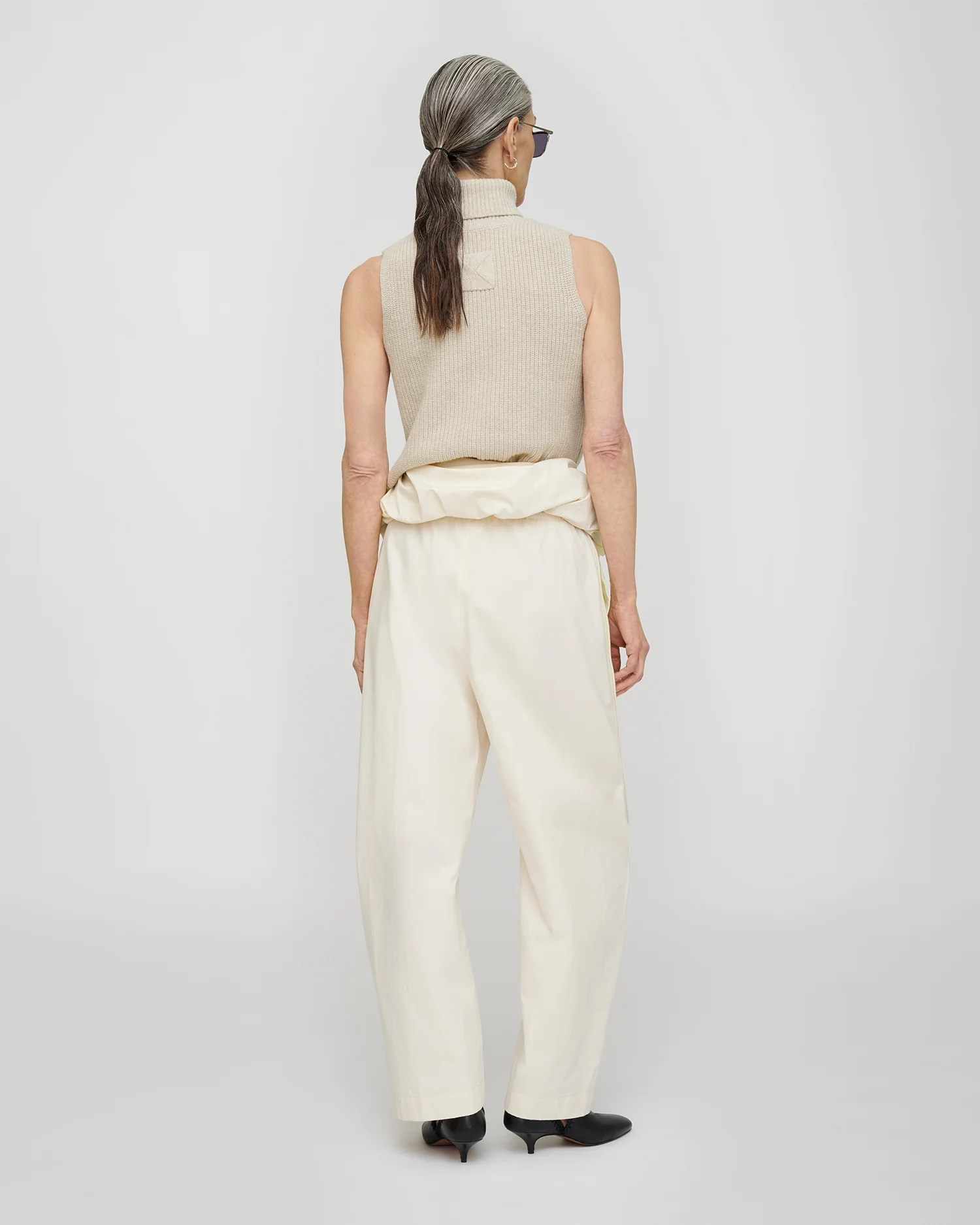Fennec - Knit vest - Creme - Image 4