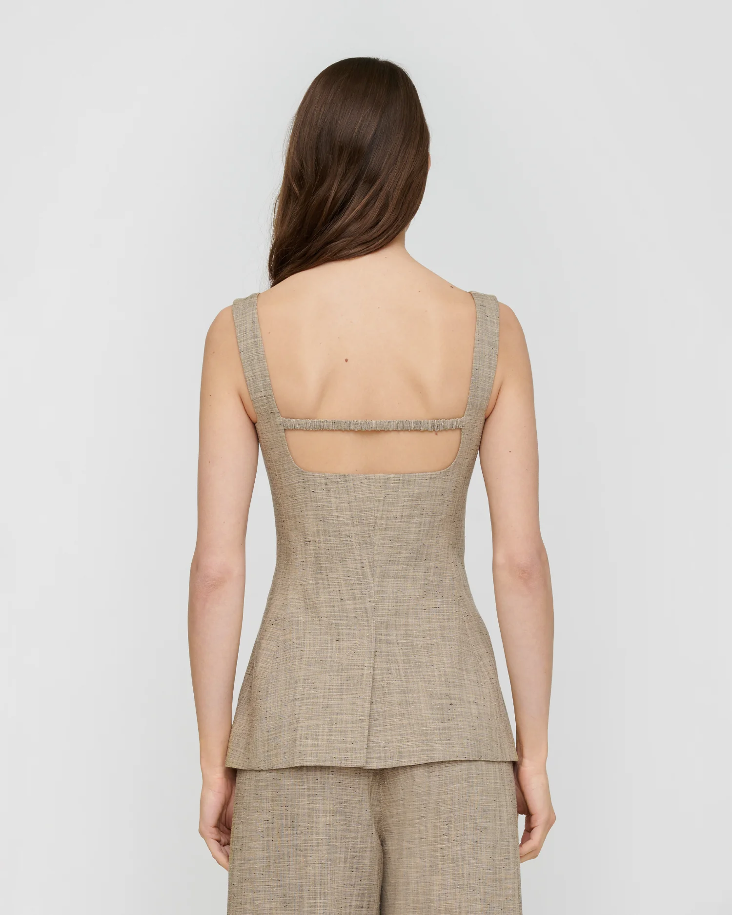 Akua - Vest - Beige/Black - Image 3