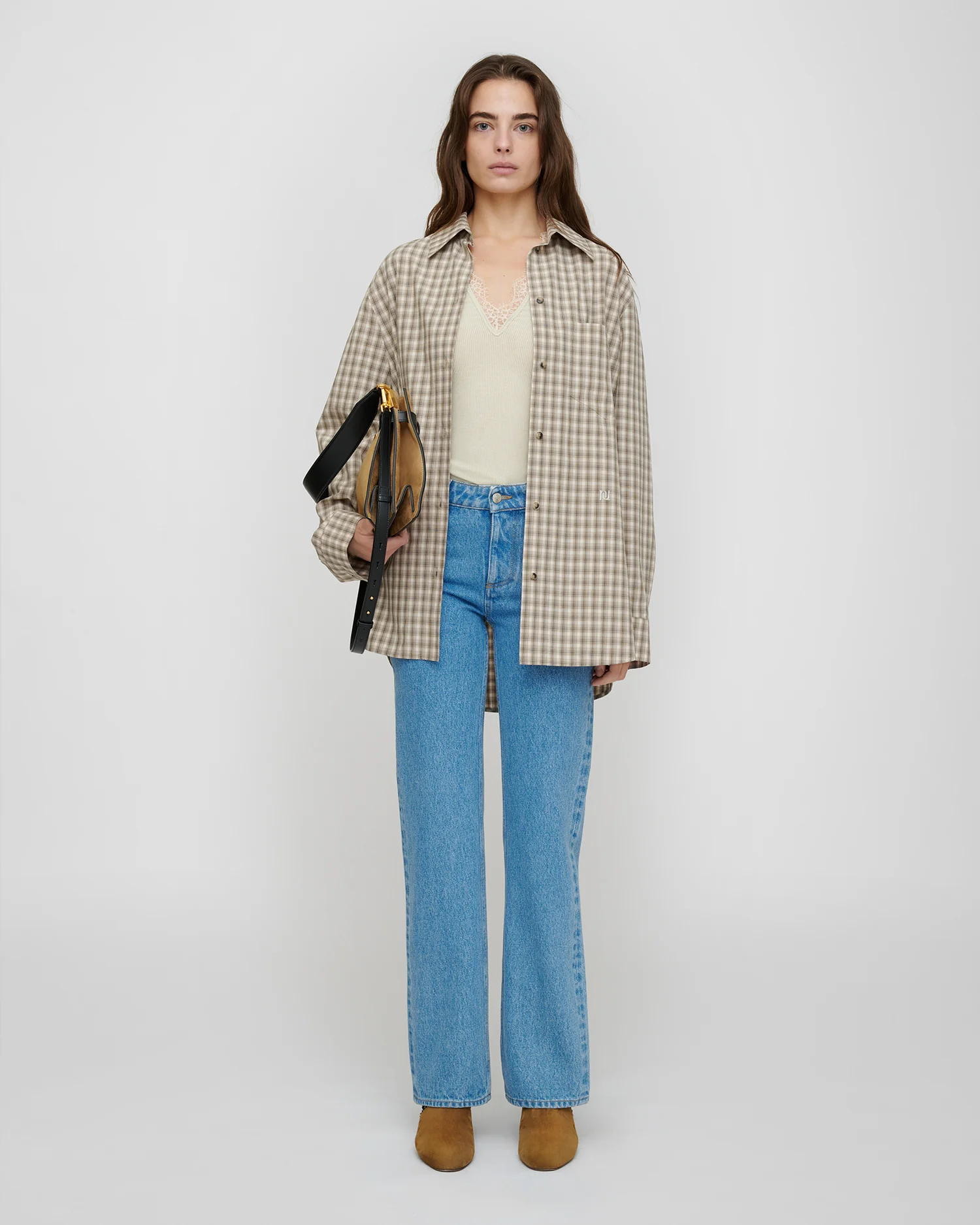 Atzi - Shirt - Creme/Grey - Image 2