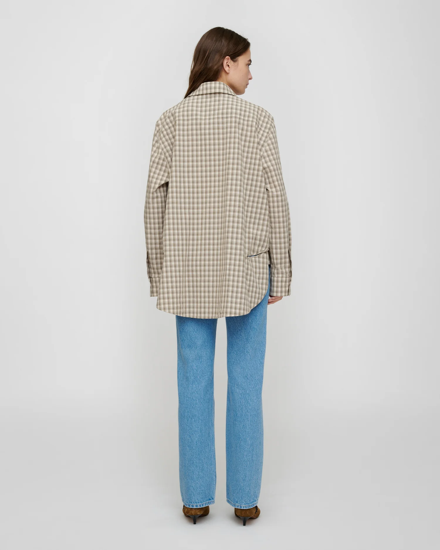 Atzi - Shirt - Creme/Grey - Image 4