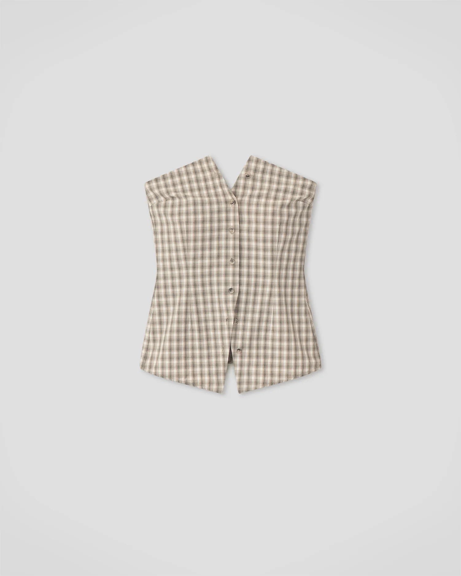 Brites - Shirt - Creme/Grey - Image 5