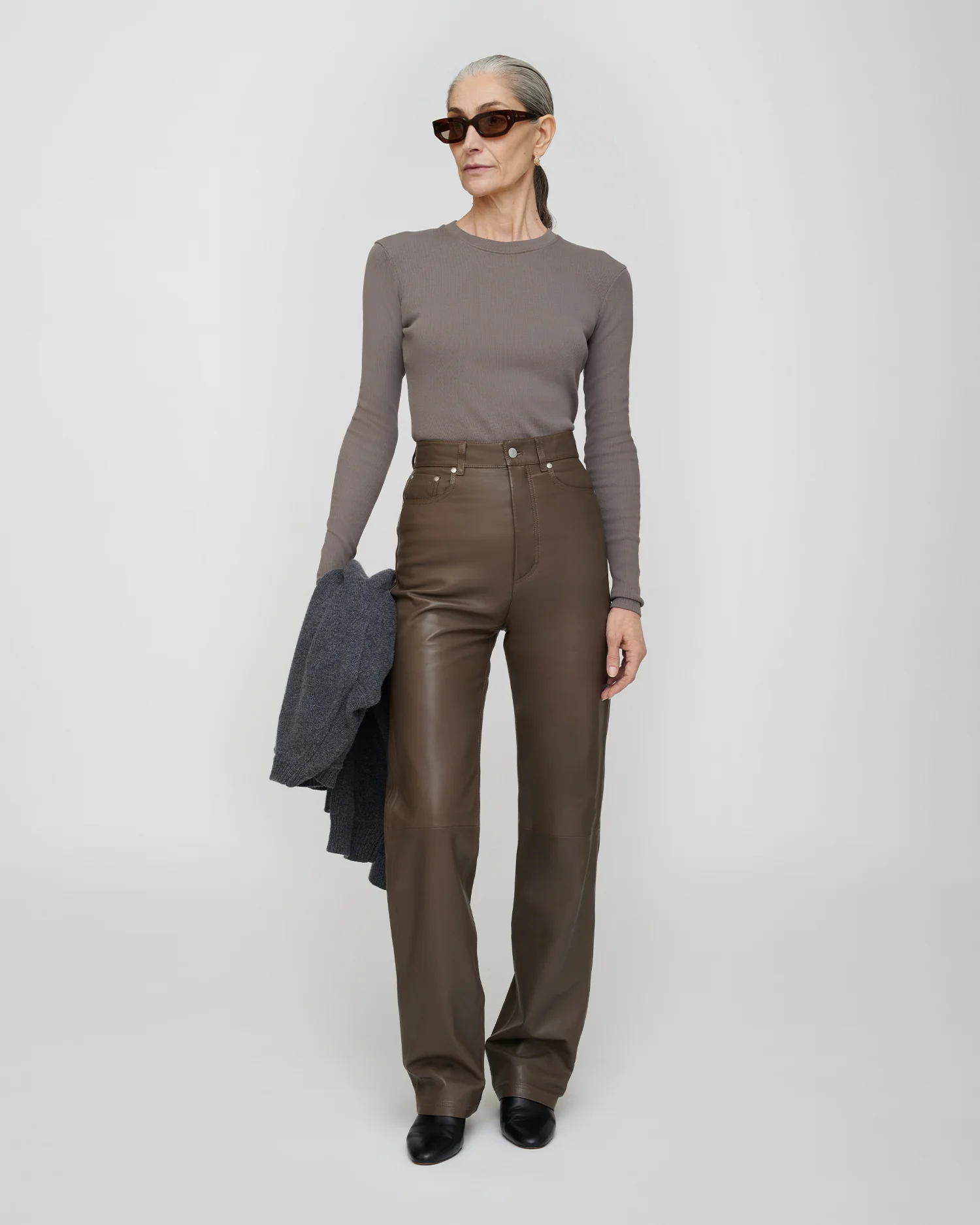 Tamsin - Long sleeve top - Grey - Image 3