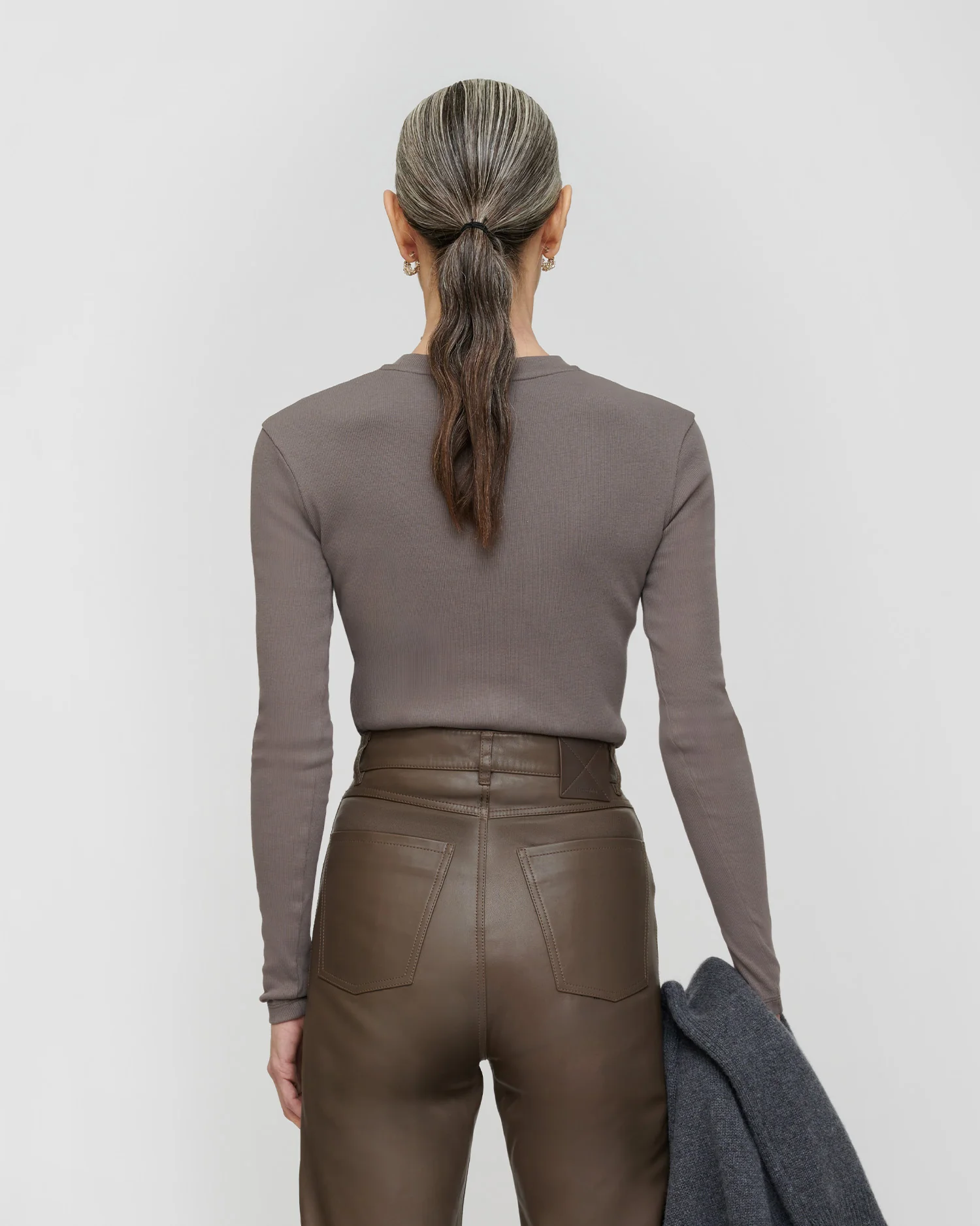 Tamsin - Long sleeve top - Grey - Image 4