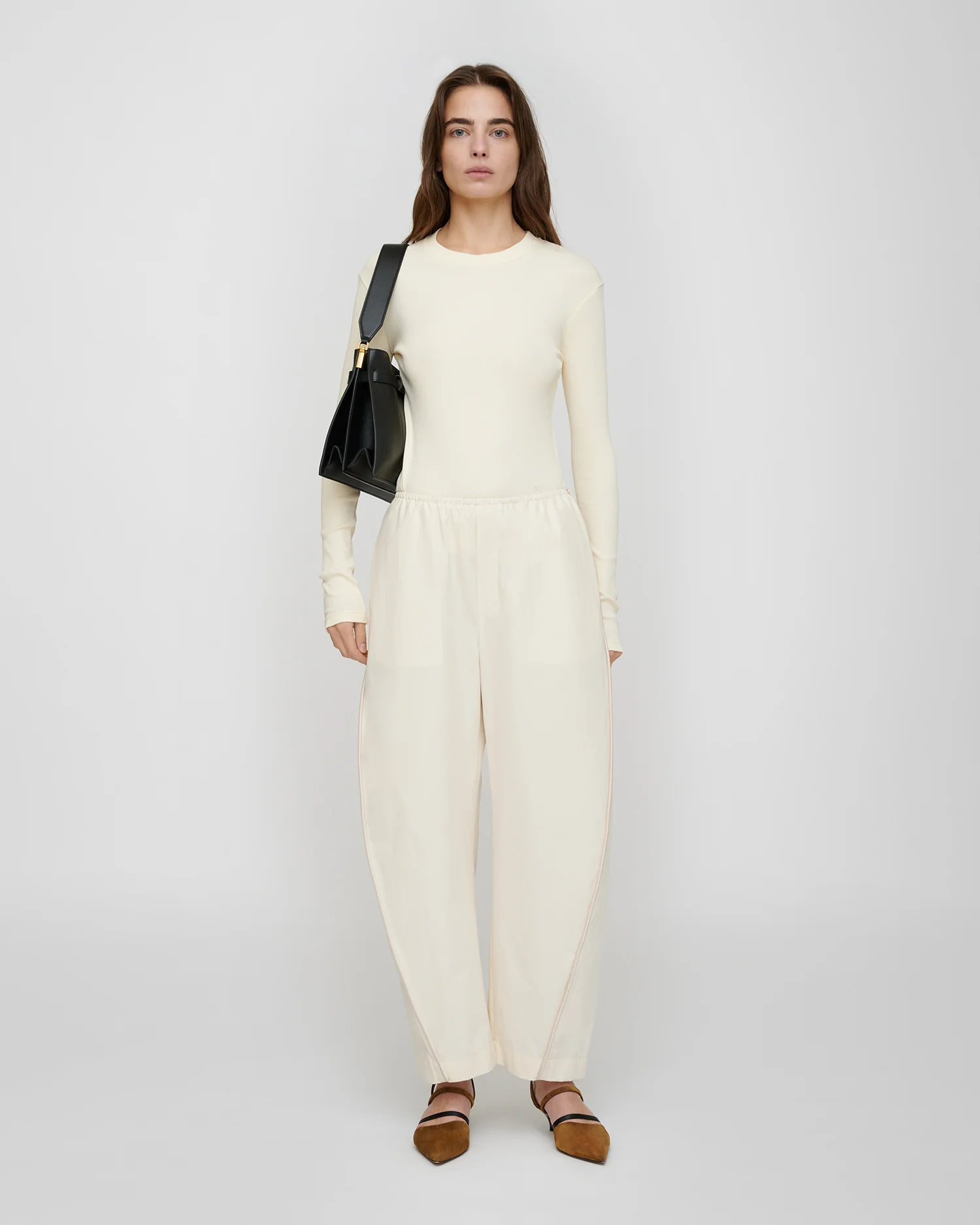 Tamsin - Long sleeve top - Creme - Image 2