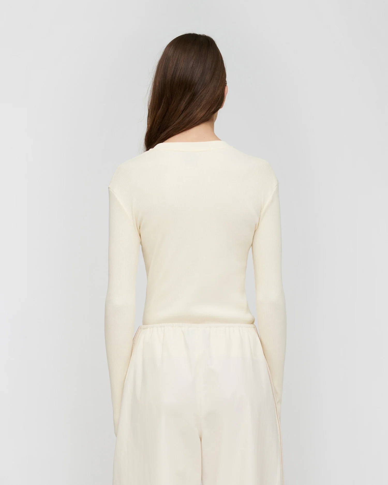 Tamsin - Long sleeve top - Creme - Image 4