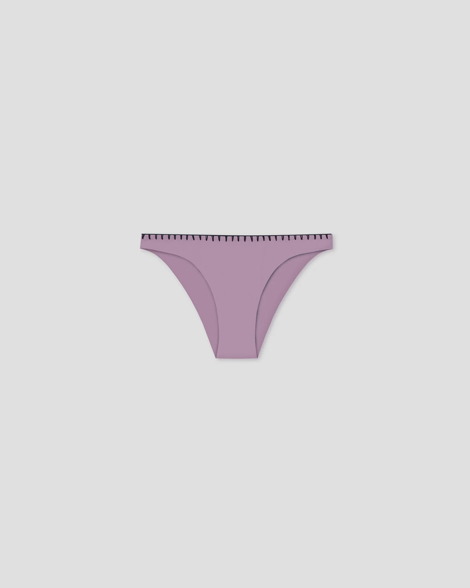 Merve - Recycled nylon bikini bottoms - Lilac/Black - Image 3
