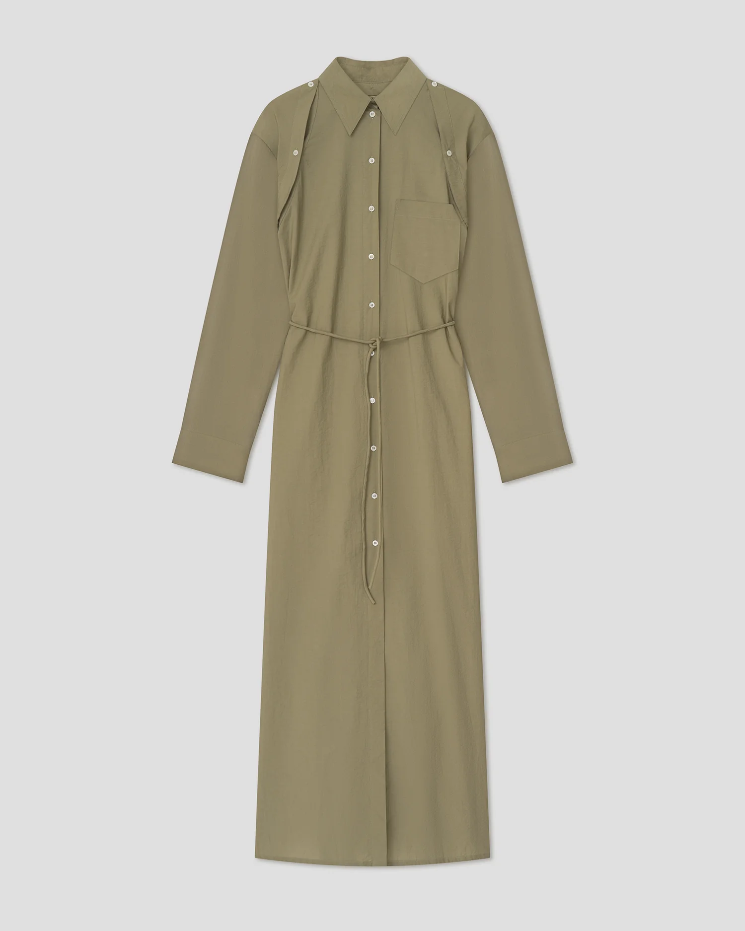 Erisha - Maxi shirt dress - Moss