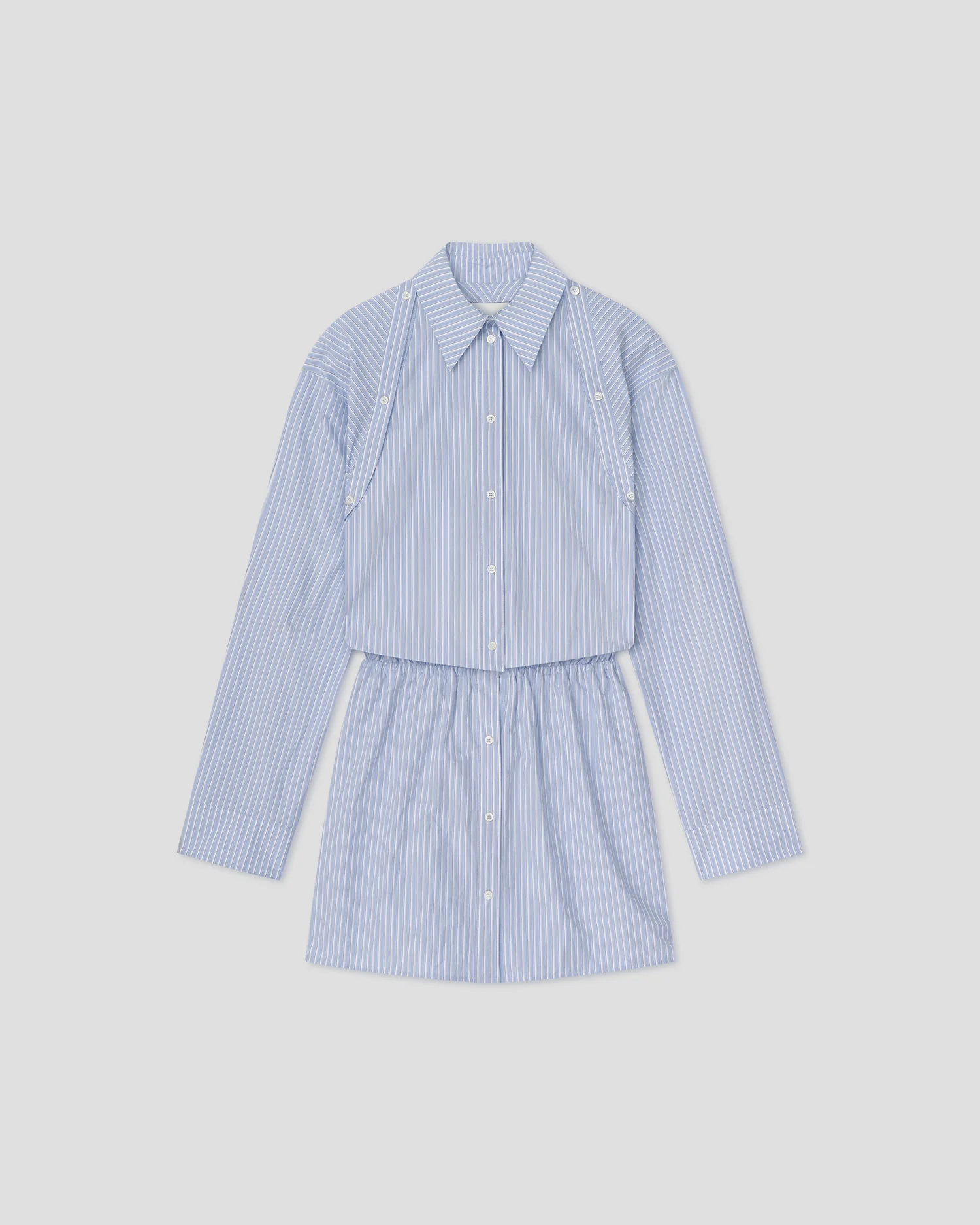 Odran - Shirt dress - Blue/White/Navy