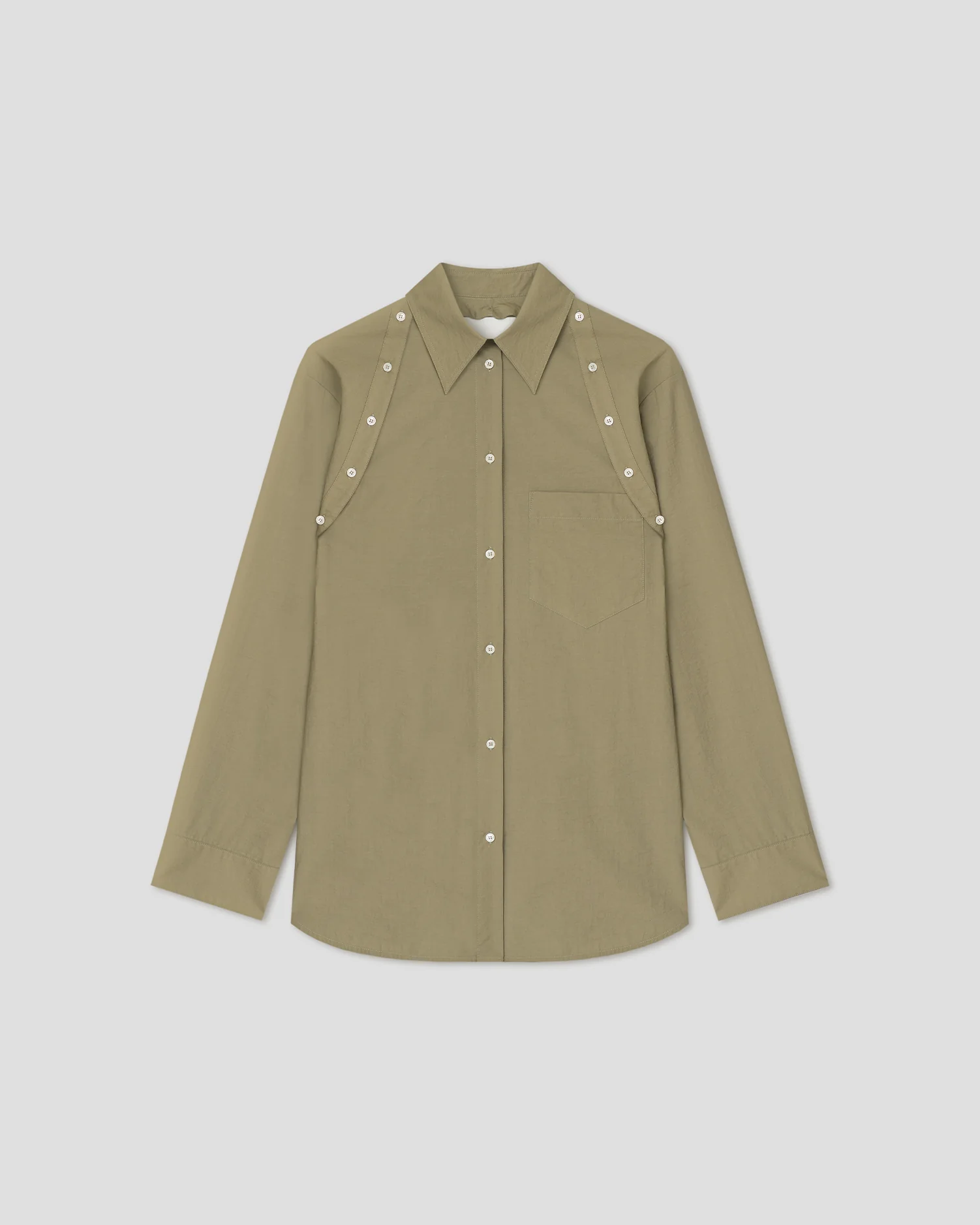Nananda - Oversized shirt - Moss