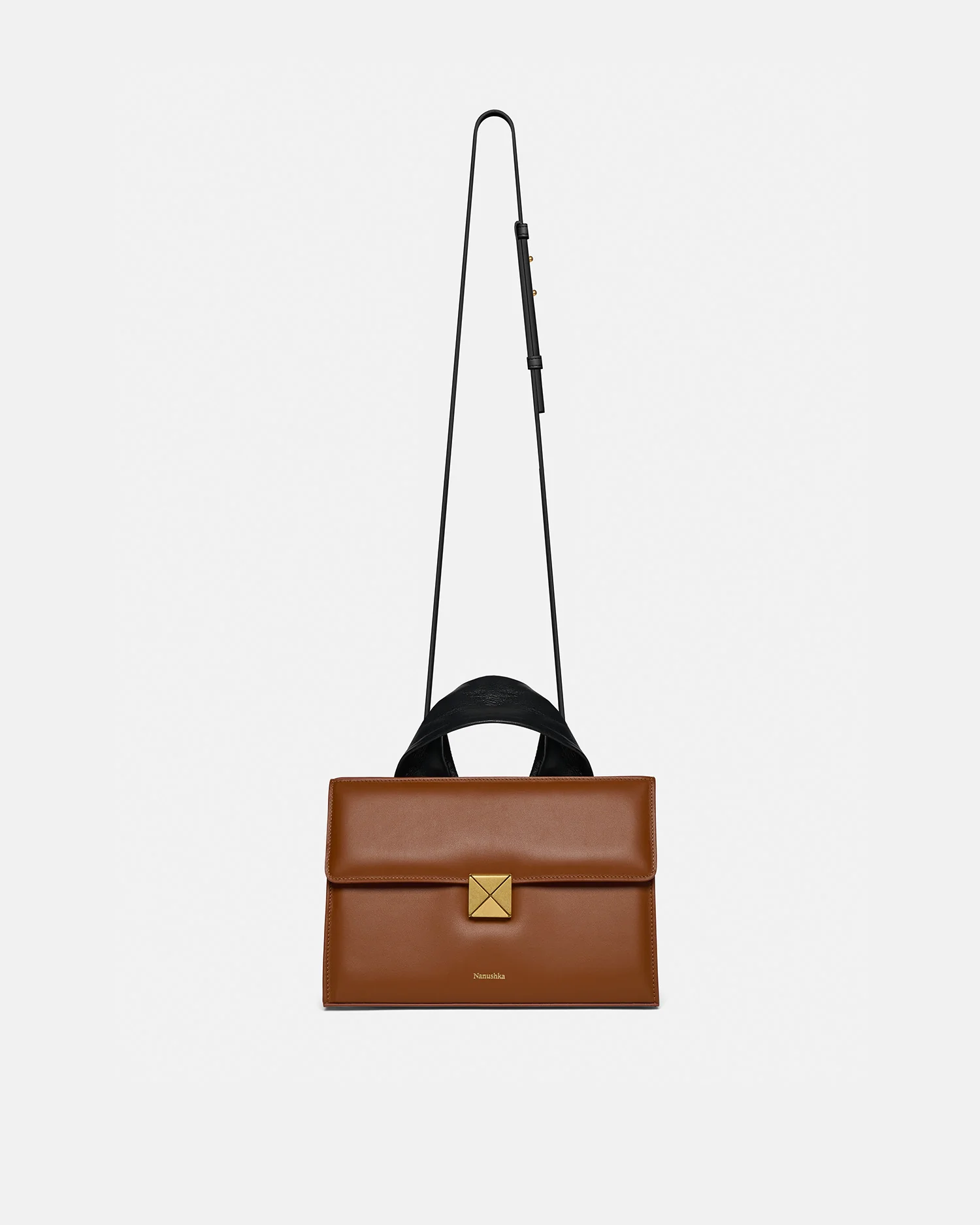 The SANDI Lock - Top handle bag - Tan - Image 6